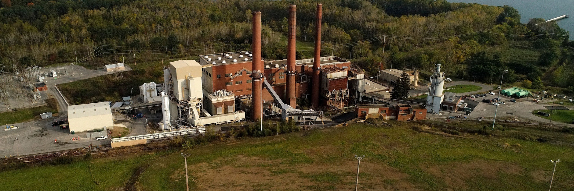 Das Kraftwerk am Seneca-See bei Dresden im Staat New York, das Bitcoin-Rechner versorgt.&nbsp;