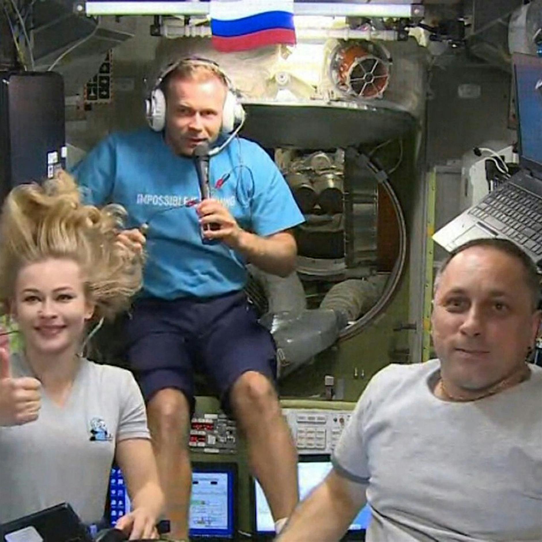 Russisches Filmteam schwärmt von Dreh an Bord der ISS