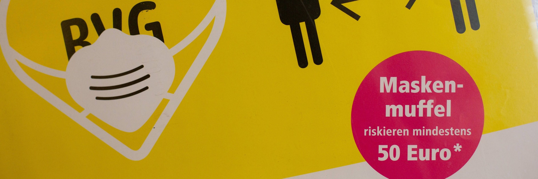 50 Euro sollen Maskenmuffel der BVG zahlen, wenn sie erwischt werden.