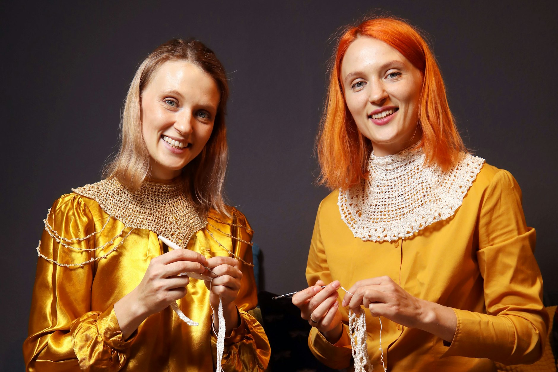 Erinnerungen werden zu Neuem und Schönem bei Olena Maximow und Tatjana Fyl.