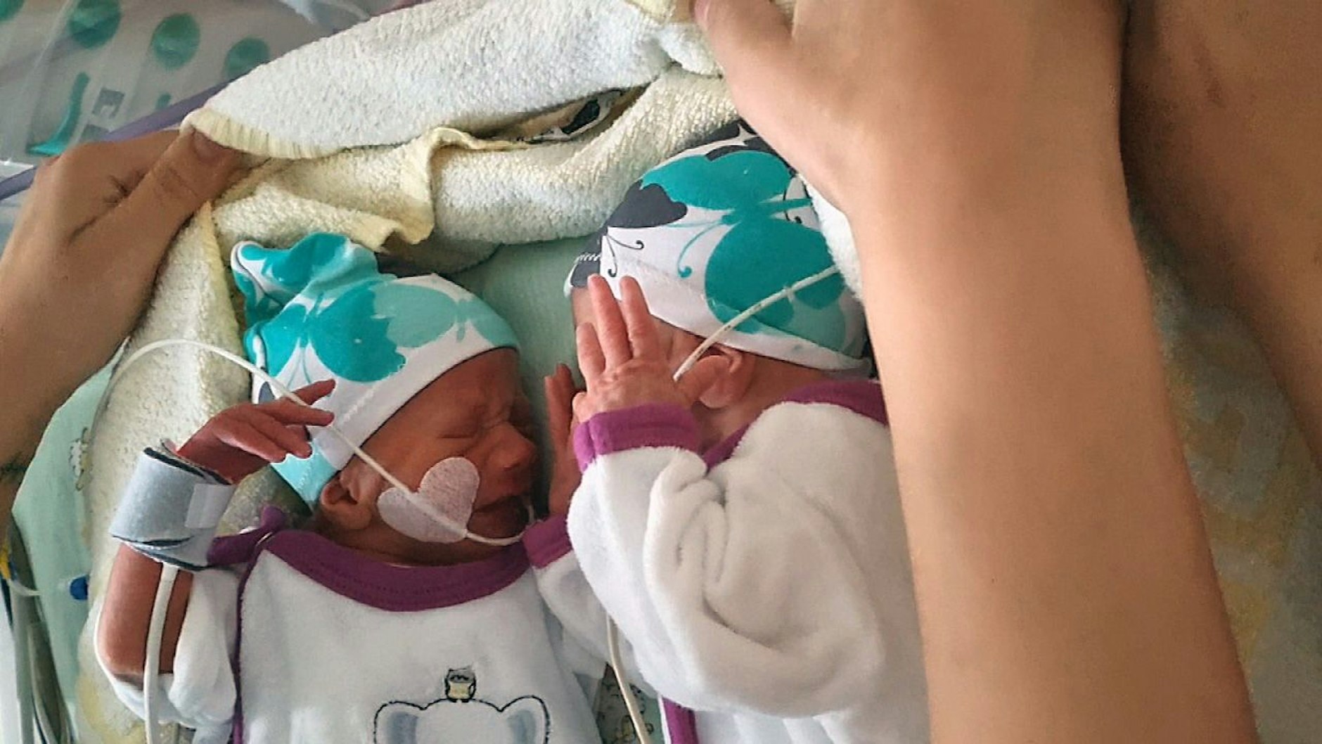 Die neuesten Mitglieder der Großfamilie: Emory und Casey Wollny.