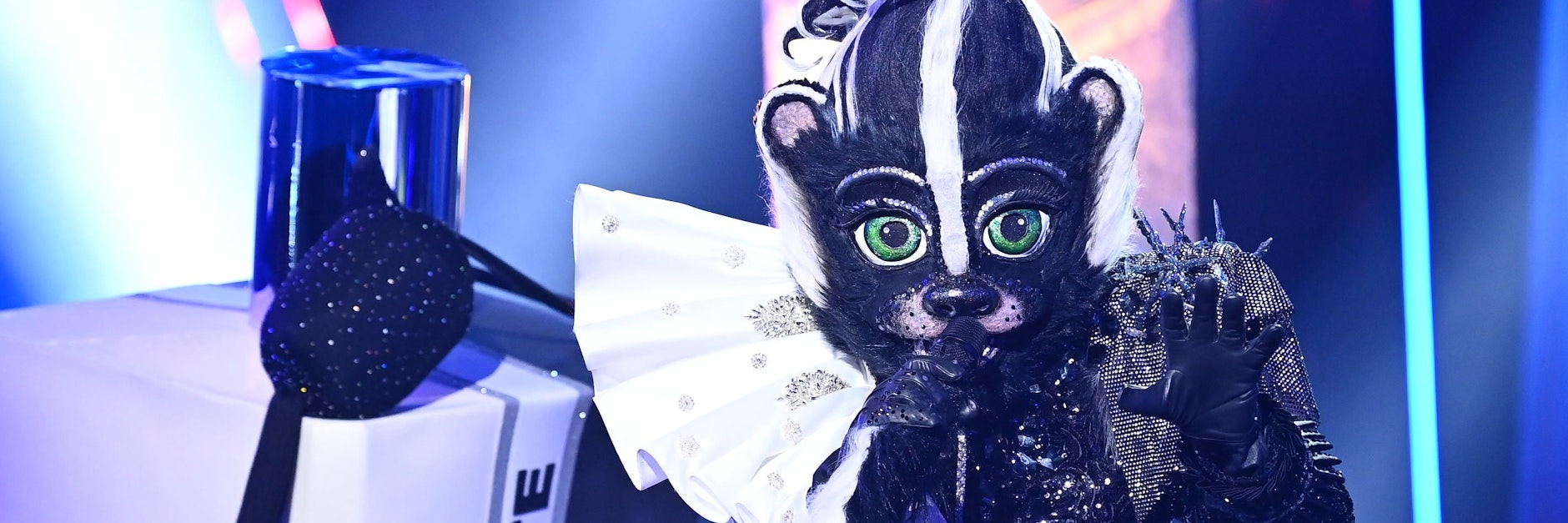 Auch das Stinktier ist bei „The Masked Singer“ noch im Rennen. Aber: Welcher Promi steckt im Kostüm?