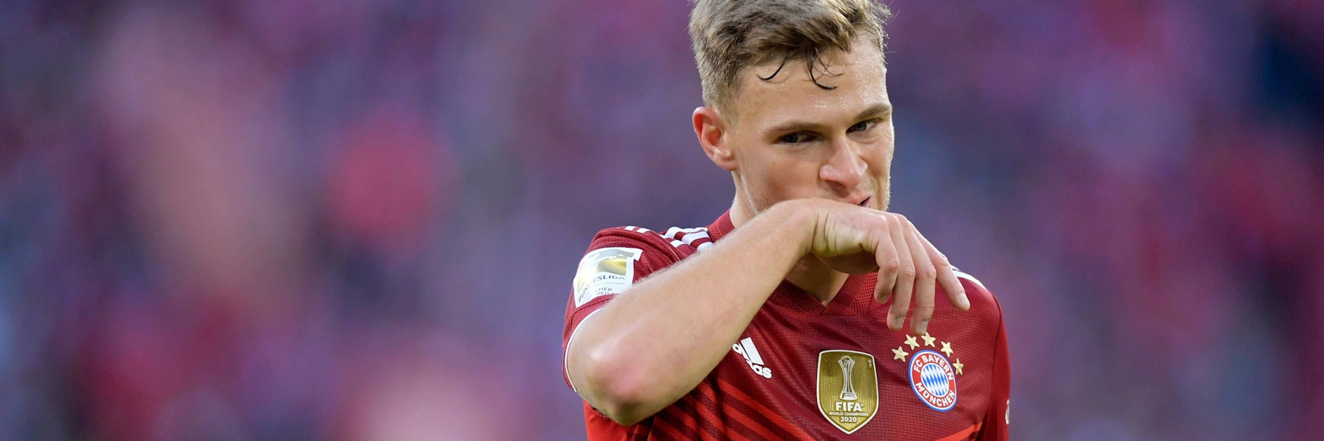 Bayern-Star Joshua Kimmich muss wegen seiner Argumentation, warum er sich nicht impfen lässt, ordentlich einstecken.&nbsp;