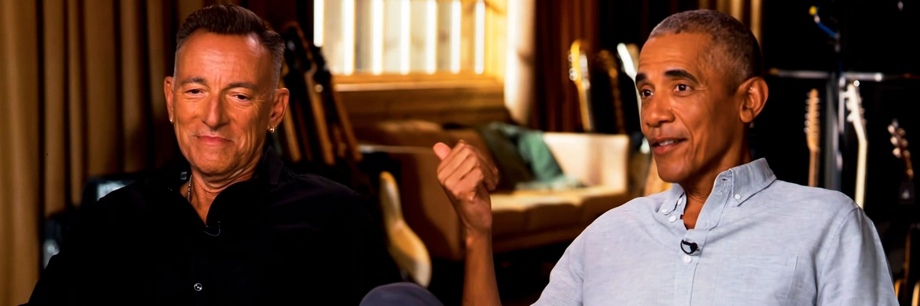 Bruce Springsteen, den alle nur den „Boss“ nennen, und Ex-US-Präsident Barack Obama in einem Interview.