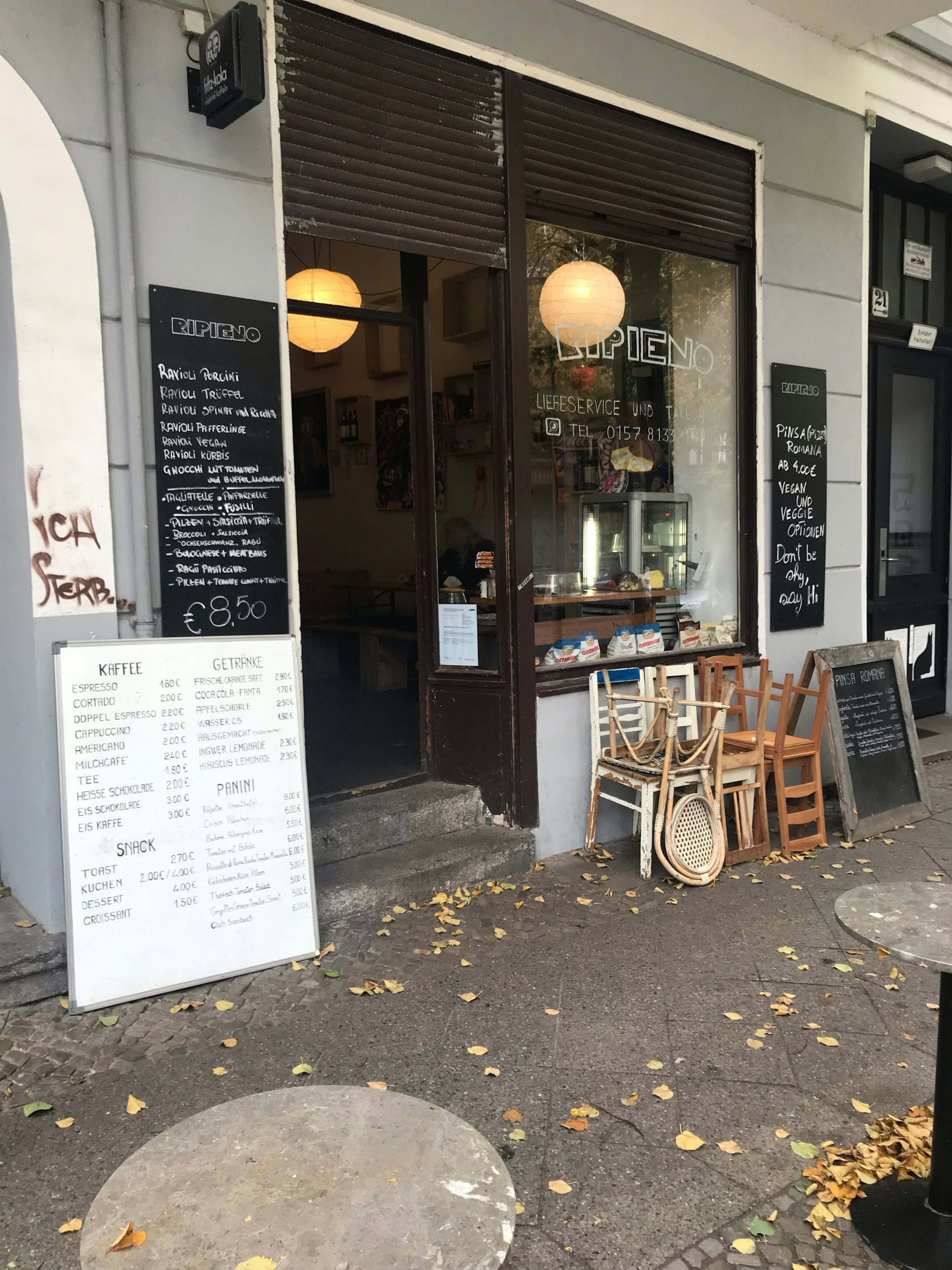 Das Ripieno von außen.