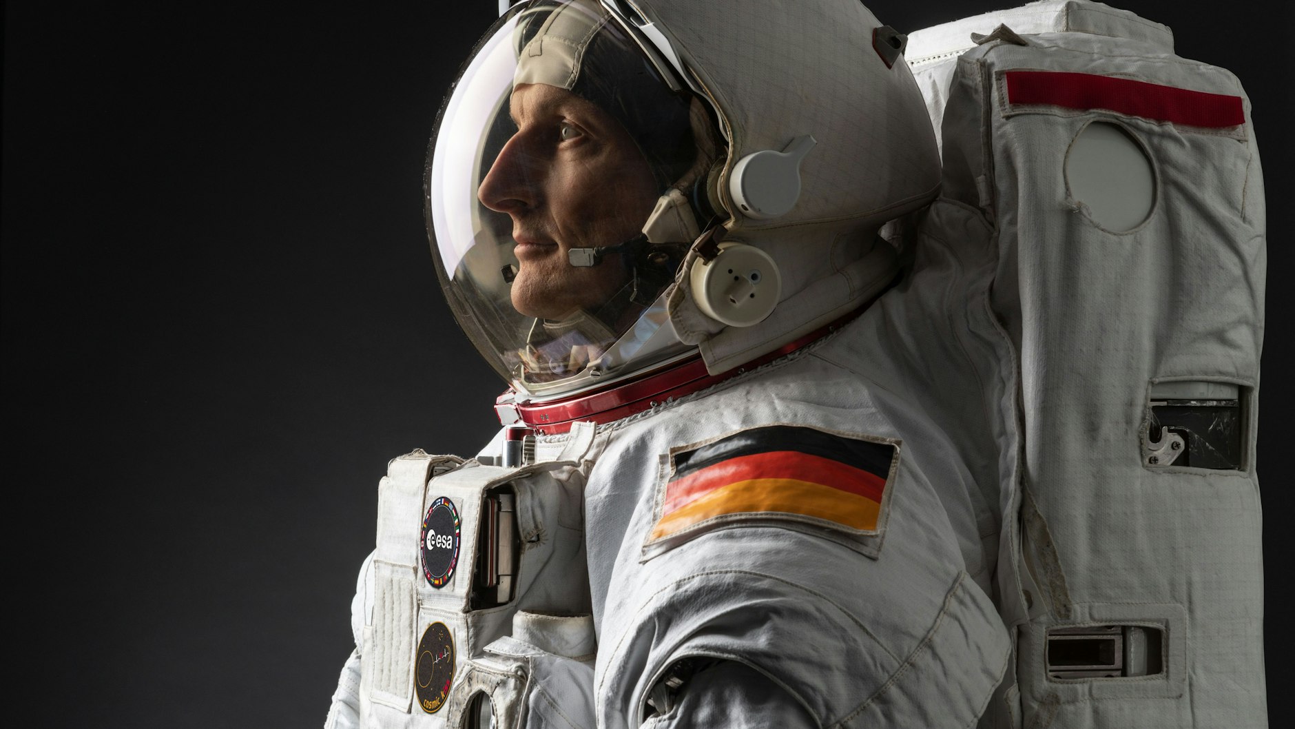 Matthias Maurer im Raumanzug. Der Esa-Astronaut soll am 31. Oktober ins All starten. 