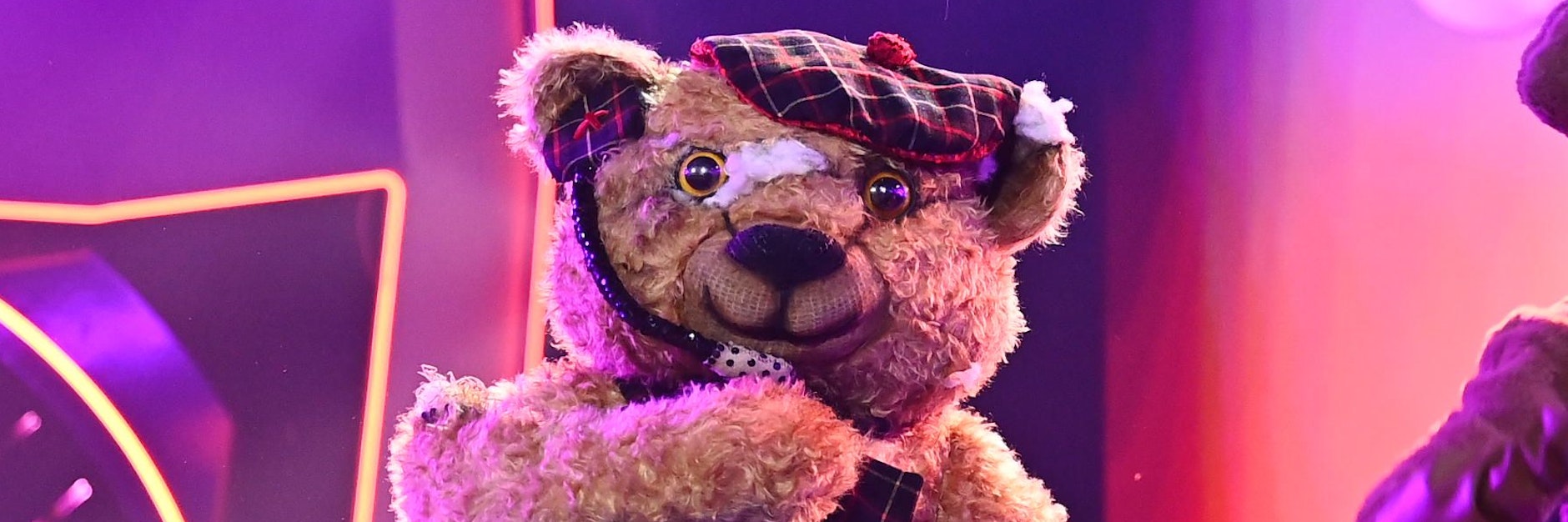 Der Teddy bei seinem „Masked Singer“-Auftritt - aber welcher Promi steckt im Flausch-Kostüm?