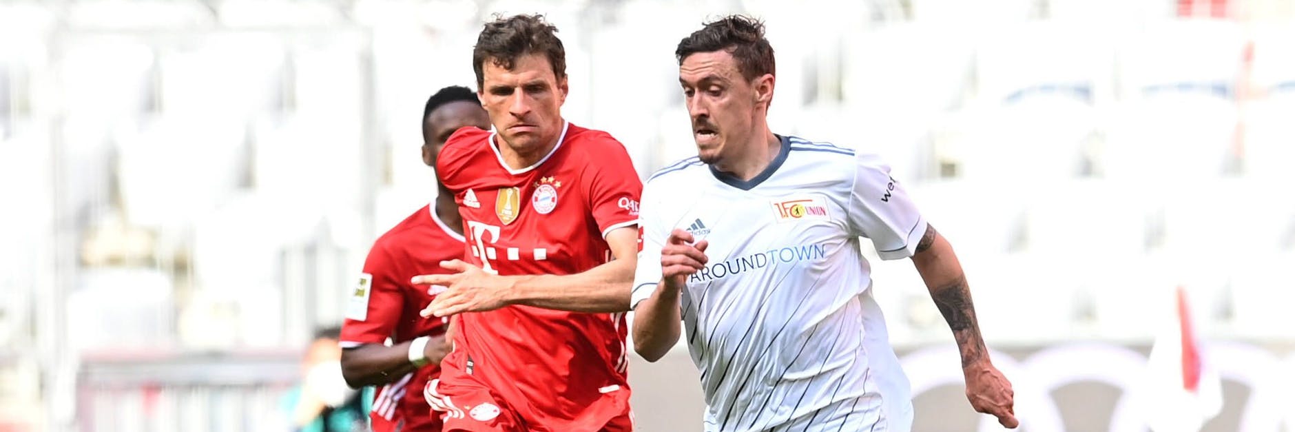 Thomas Müllers Gesicht spricht Bände. Max Kruse & Co. waren für die Bayern in der Vorsaison nicht zu packen. 