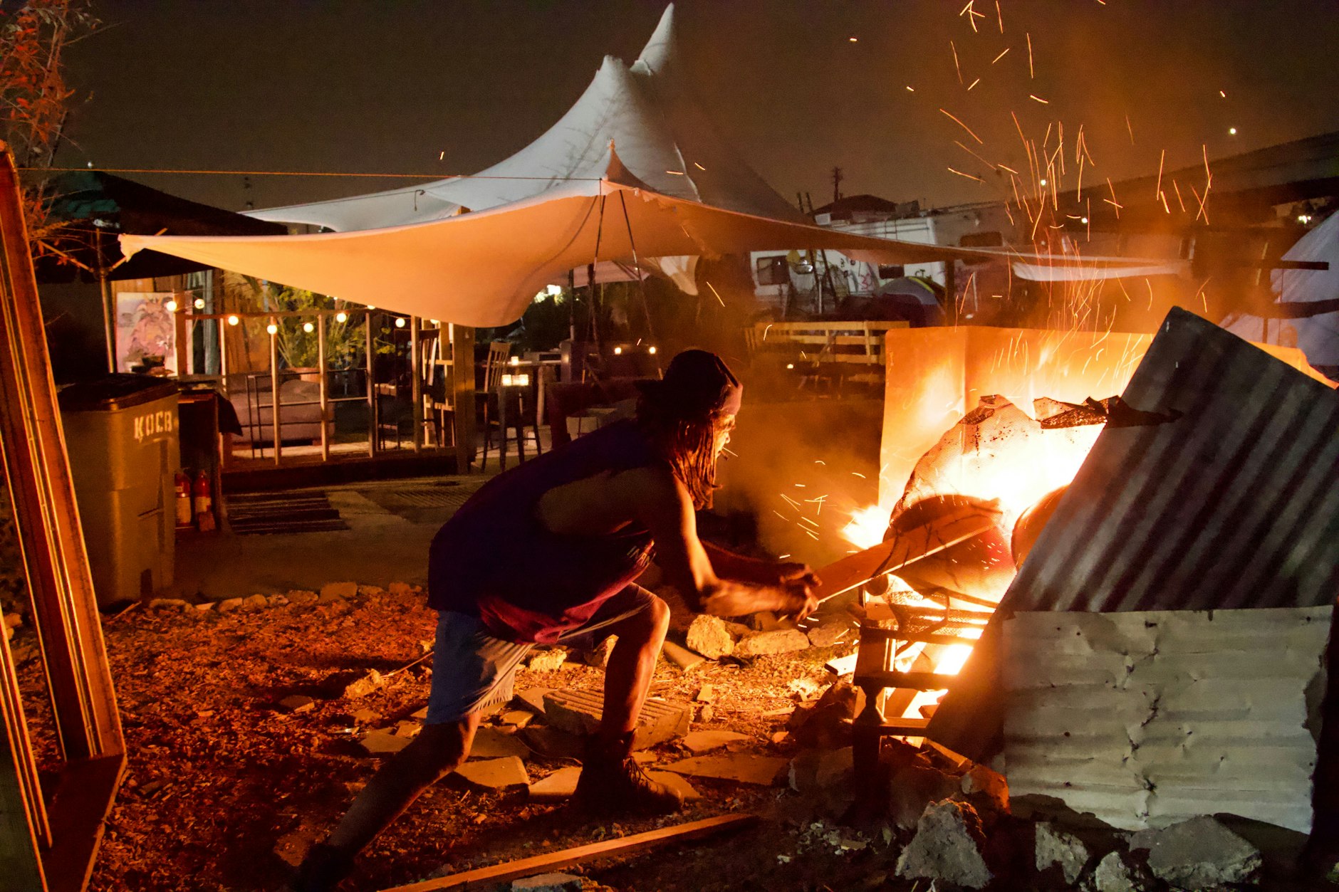 Das Zentrum von Wood Street Commons.&nbsp;