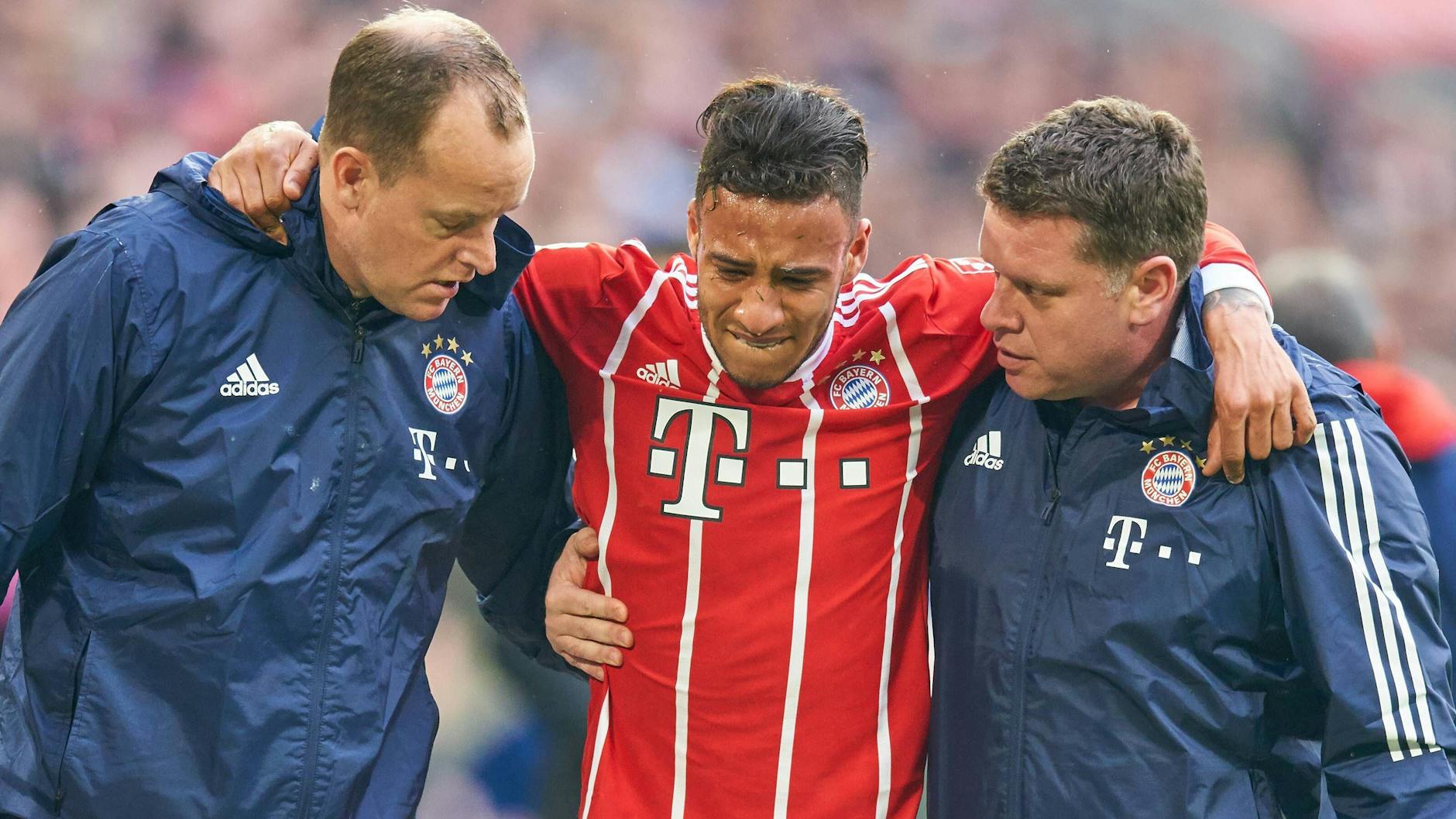 Corentin Tolisso verletzte sich während seiner Zeit beim FC Bayern immer wieder. In der Saison 2017/2018 zog er sich einen Kreuzbandriss zu.