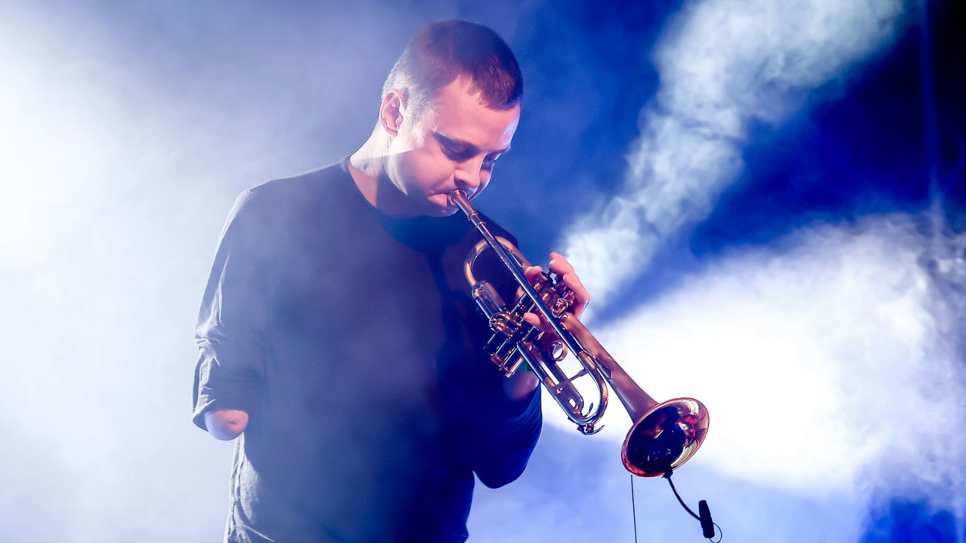 Der ungarische Jazz-Trompeter&nbsp;Barabás Lőrinc spielte bei Most Wanted: Music live.