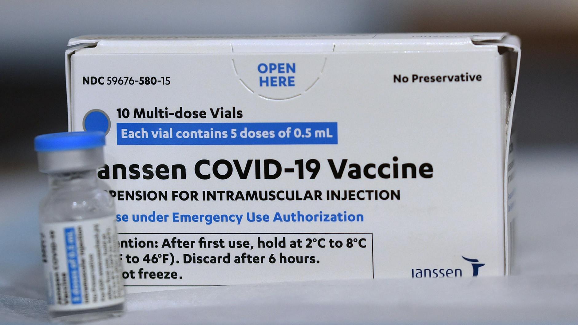 Der Impfstoff von Johnson & Johnson (Symbolbild)