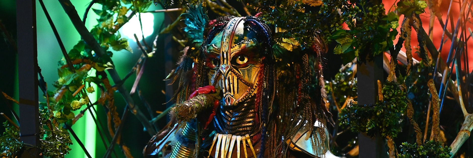 Die Heldin bei ihrem Auftritt auf der Bühne von „The Masked Singer“.