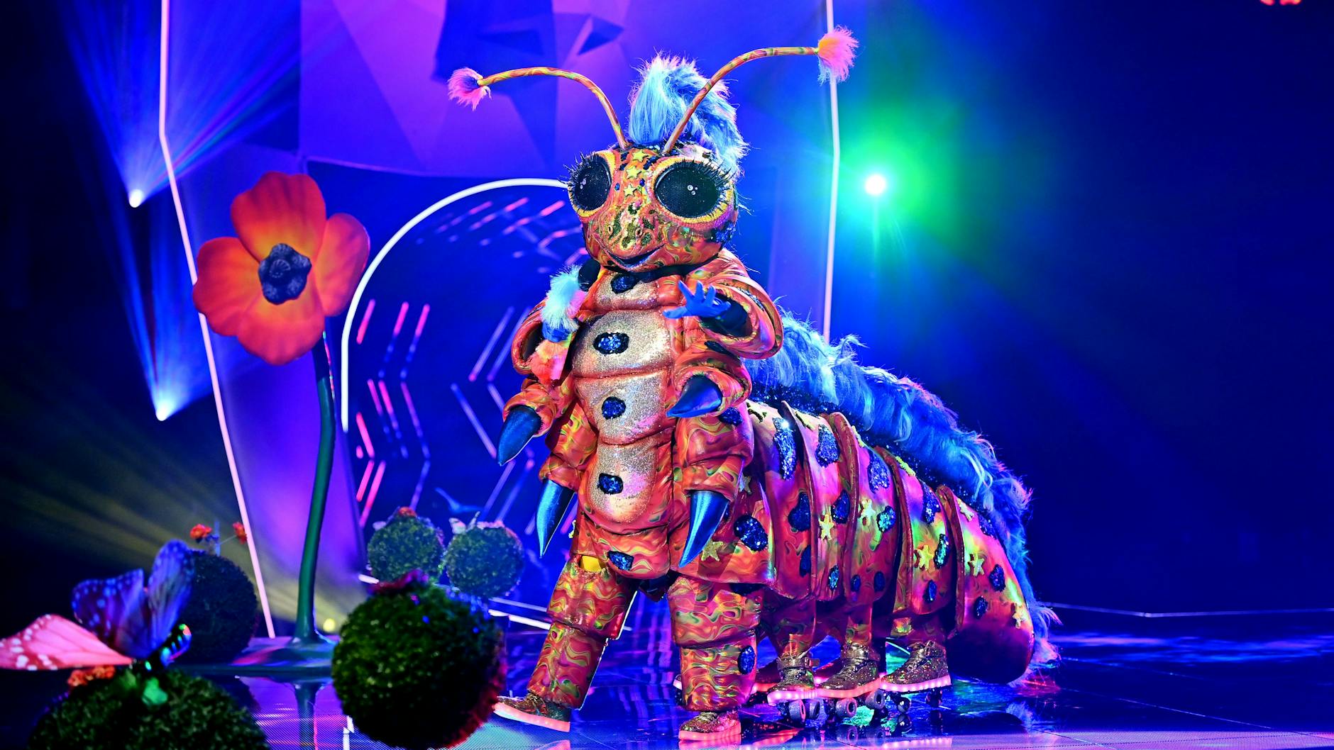 Die Raupe überzeugte bei „The Masked Singer“ alle mit ihrer Wahnsinns-Stimme.