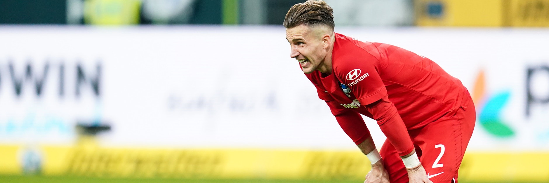 Herthas Peter Pekarik kämpfte erst auf dem Platz, dann bei der Dopingprobe.