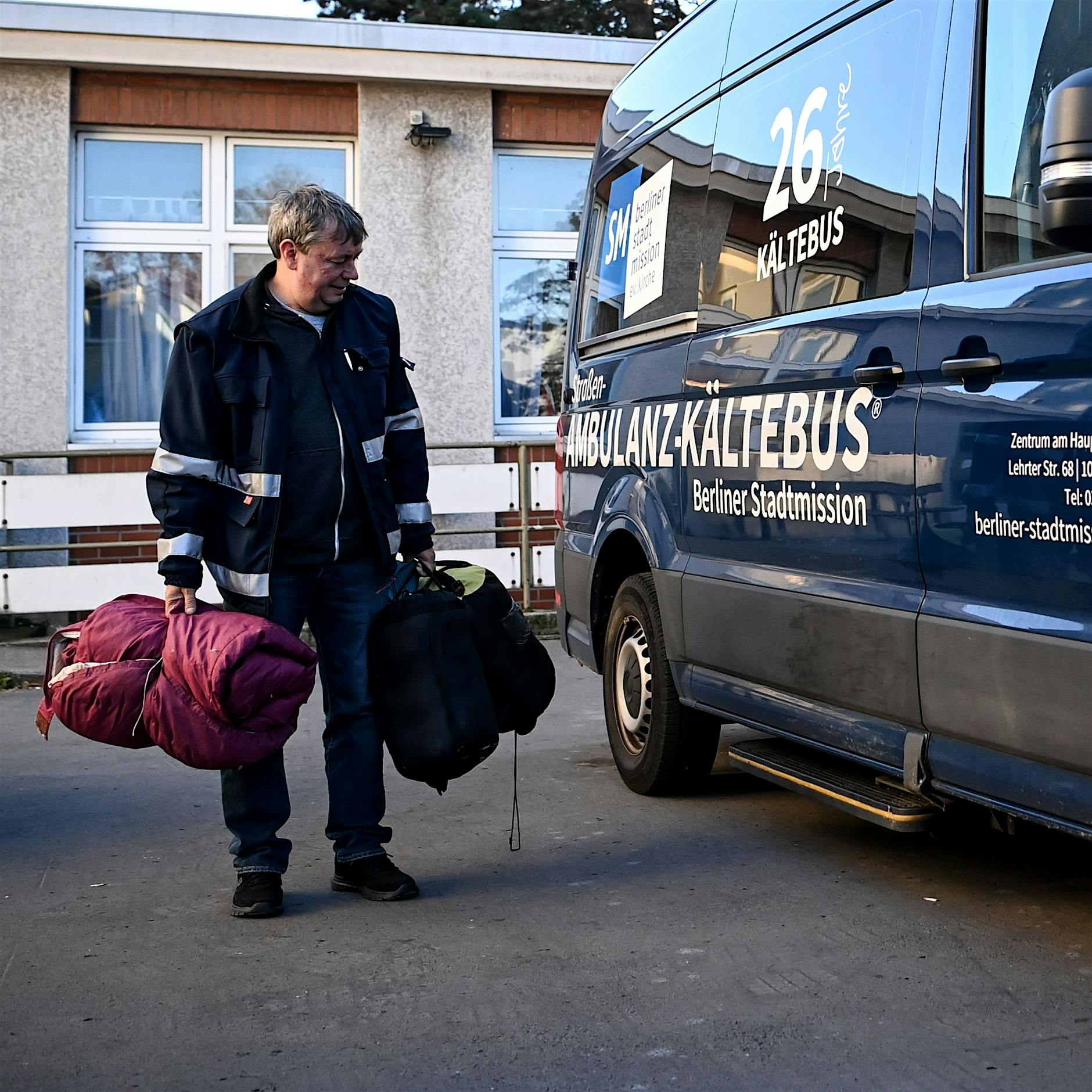 Hilfe für Obdachlose: Berliner Kältebus rettet wieder Menschen vor dem Erfrieren