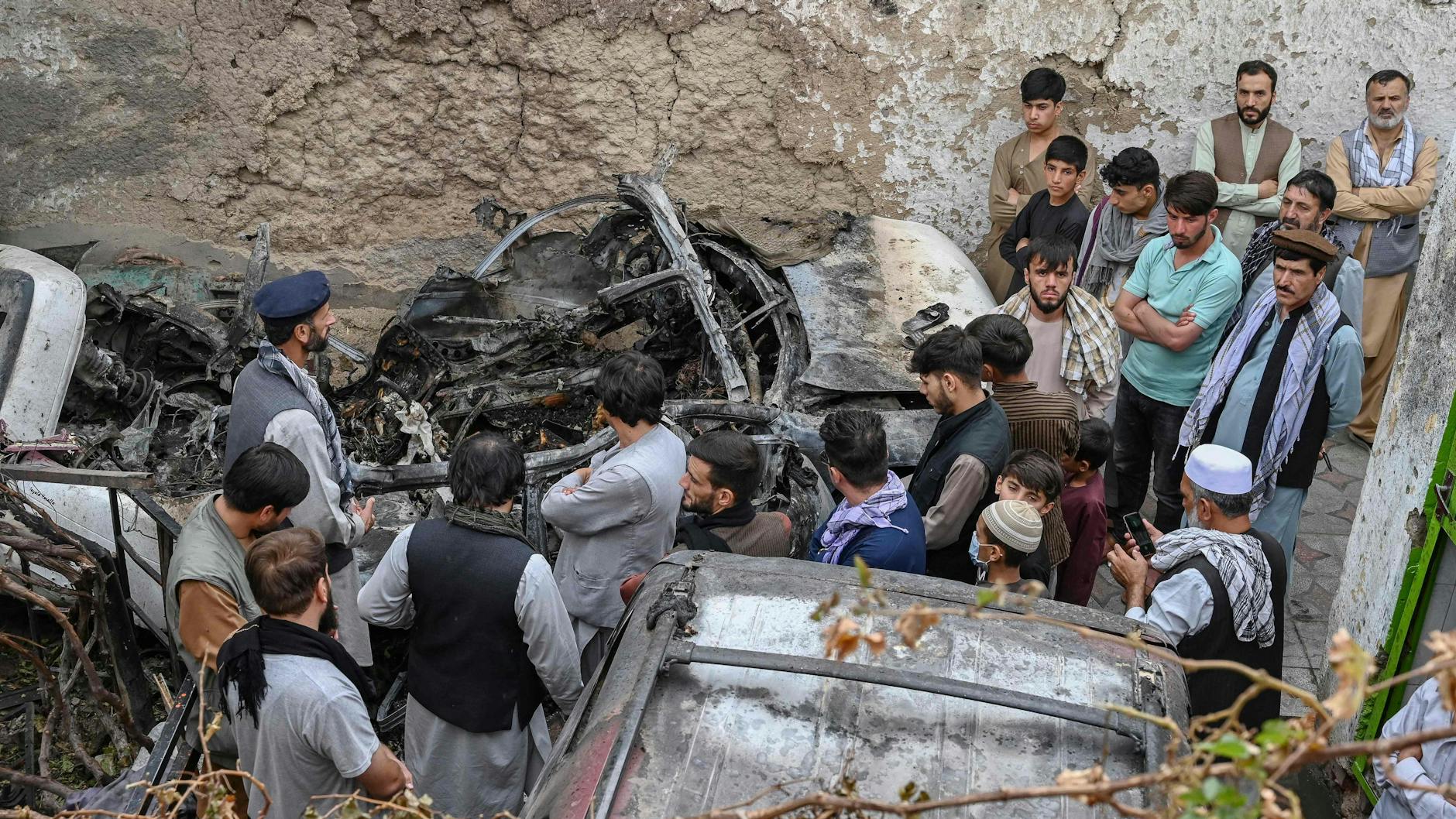 Bei dem Luftschlag kurz vor dem Abzug der letzten US-Soldaten wurden drei afghanische Männer und sieben Kinder getötet.