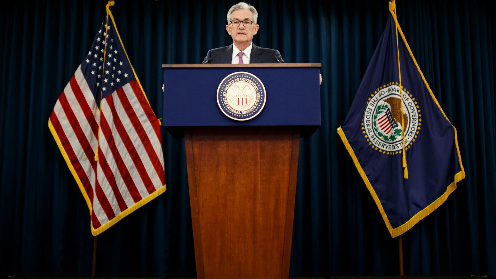 Jerome Powell, Präsident der US-Notenbank Federal Reserve (Archivbild)