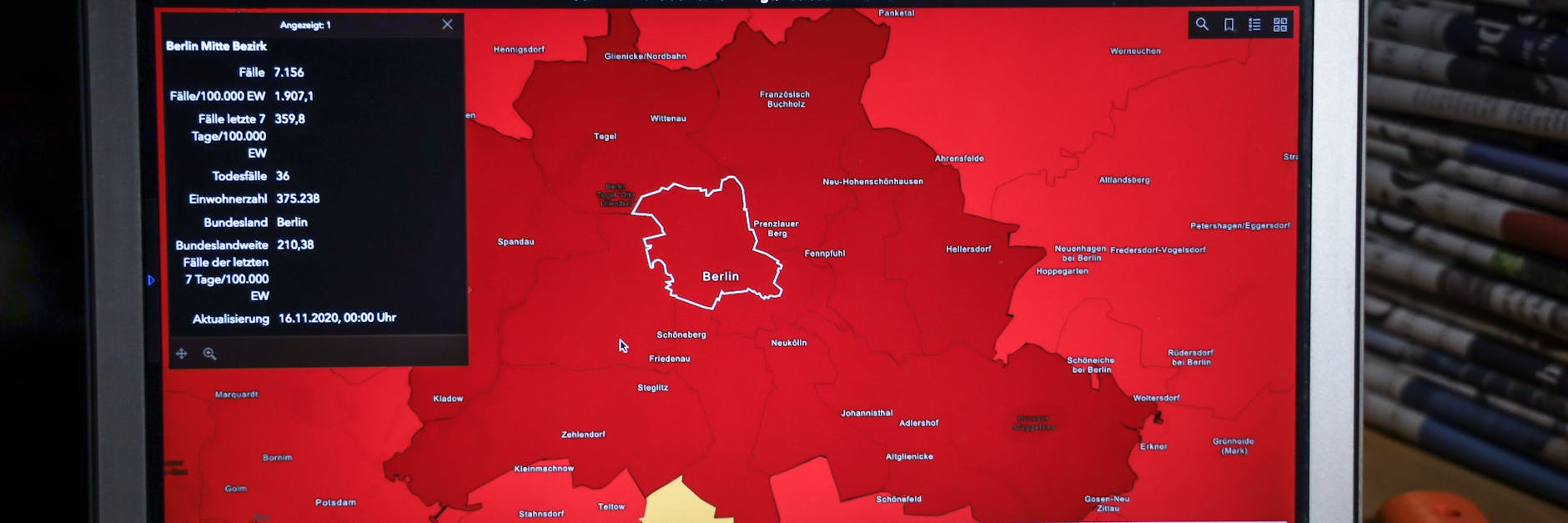 Vor genau einem Jahr betrug die 7-Tage-Inzidenz in Berlin laut Archiv des Corona-Lageberichts ebenfalls 180. Viele Menschen waren zu dem Zeitpunkt noch nicht geimpft 