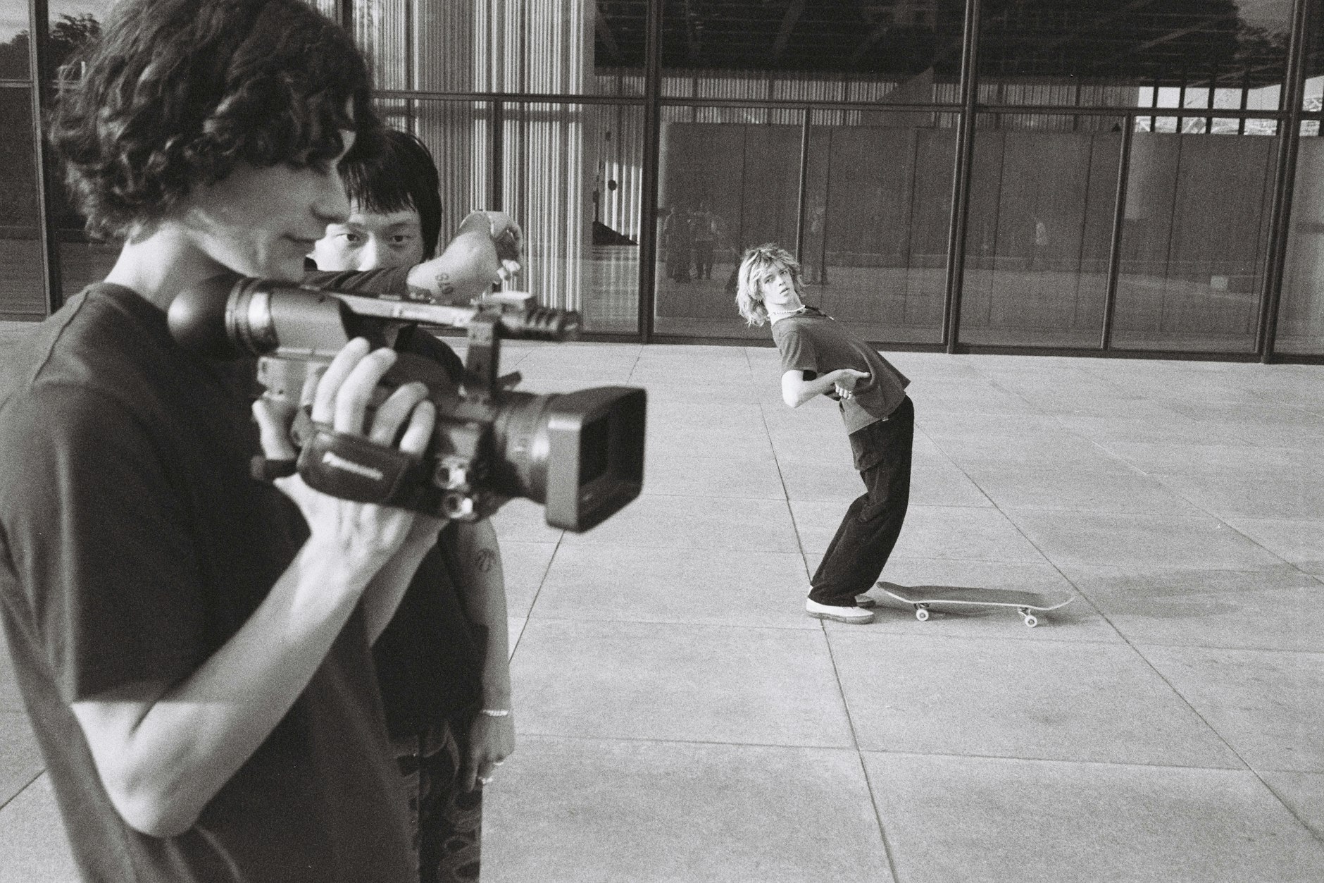 Beliebtester Spot der Stadt: Aktuell macht die Neue Nationalgalerie aber Wind gegen die Skater.