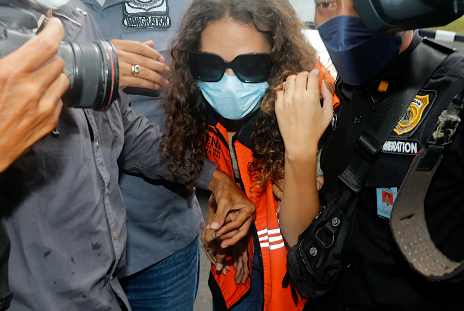 Heather Mack nach ihrer Entlassung aus dem Gefängnis.
