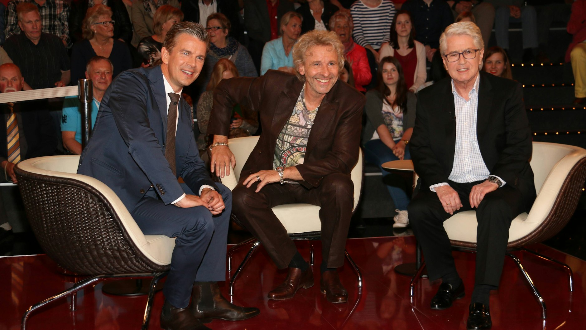 Markus Lanz, Thomas Gottschalk und Frank Elstner moderierten alle drei Wetten, dass...?