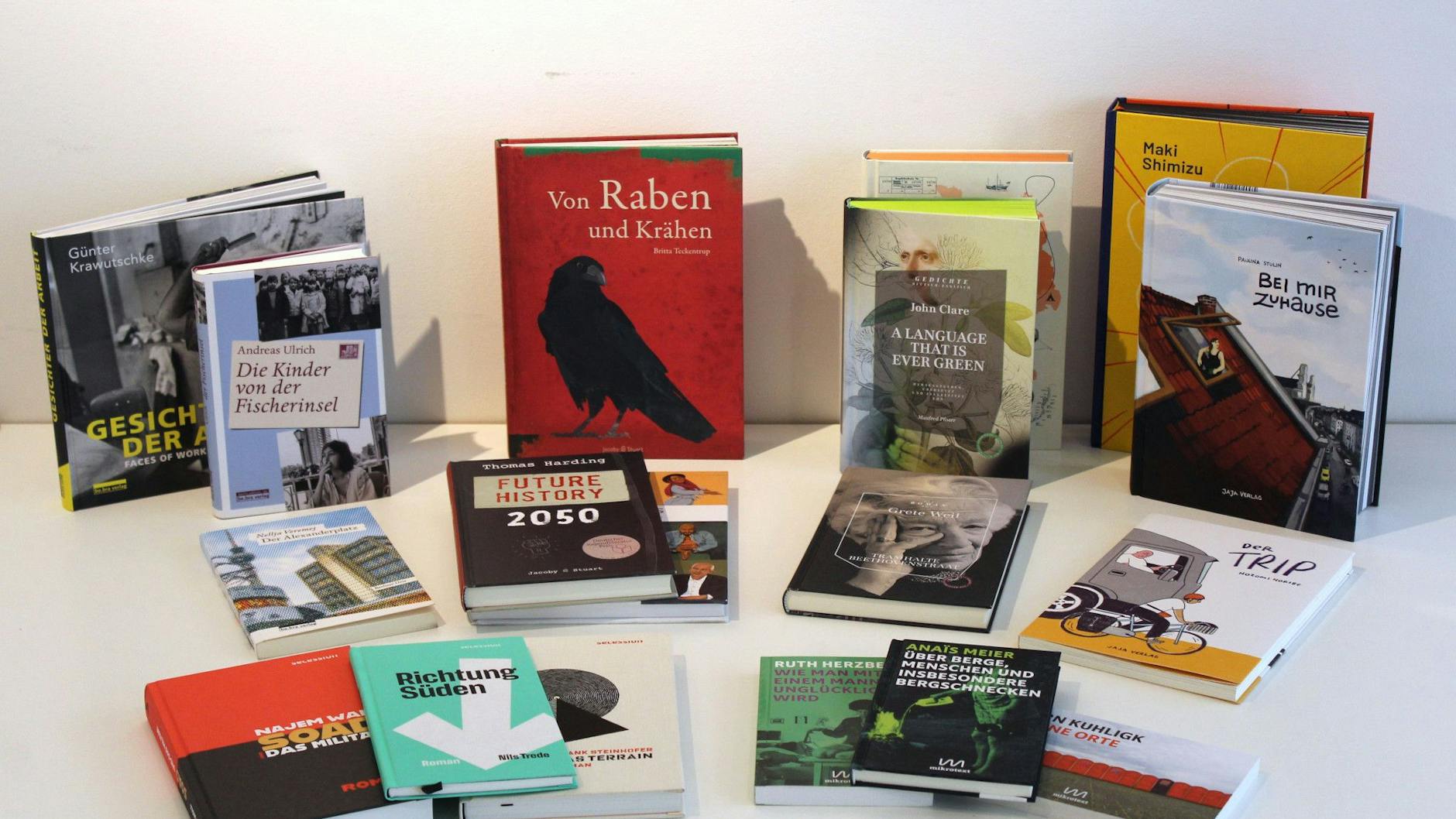 Berliner Verlagspreis: Bücher der Nominierten