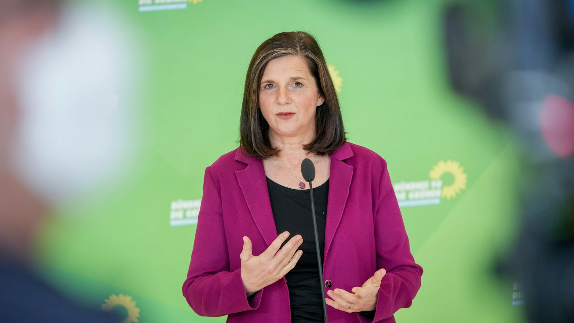 Grünen-Fraktionschefin Katrin Göring-Eckardt gilt als Steinmeiers Rivalin im Kampf ums höchste deutsche Staatsamt.