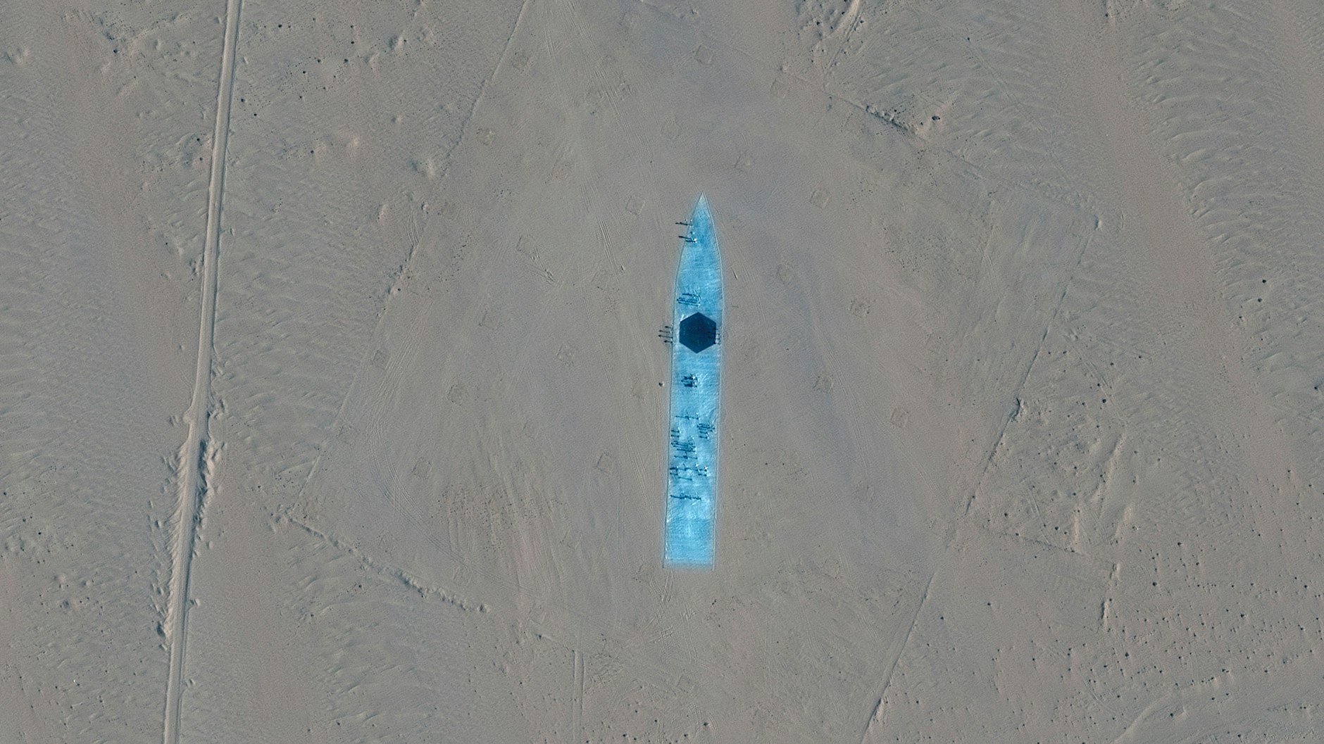 Der Nachbau eines US-Zerstörers.