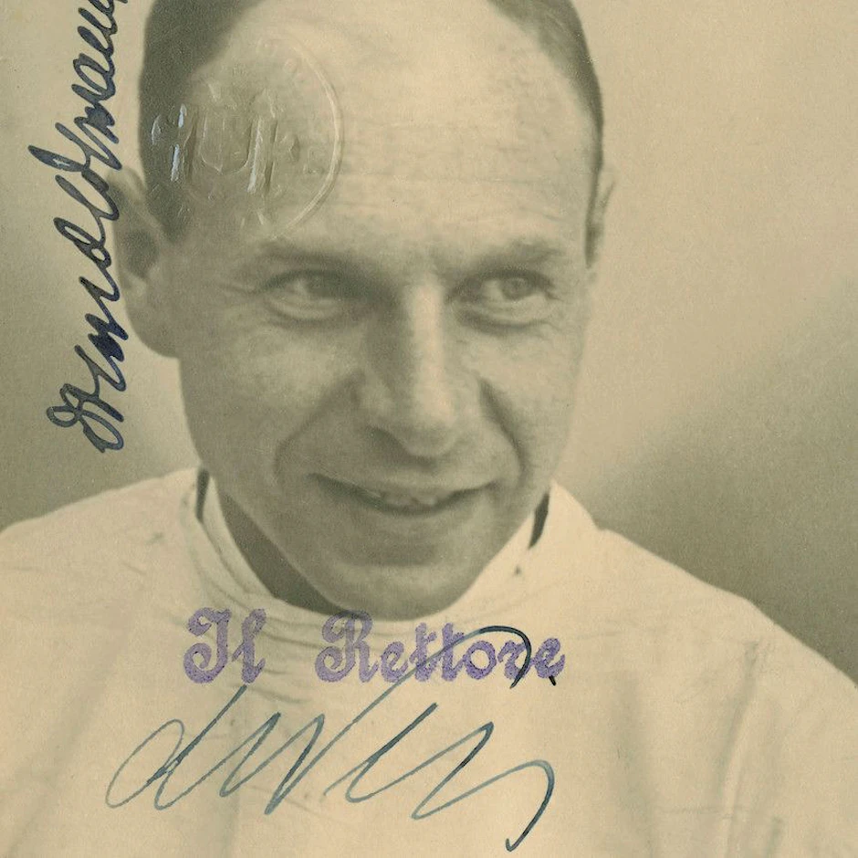 Arnold Strauss, Assistent von Robert Rössle an der Berliner Charité, auf einem Passbild von 1930.&nbsp;<br>