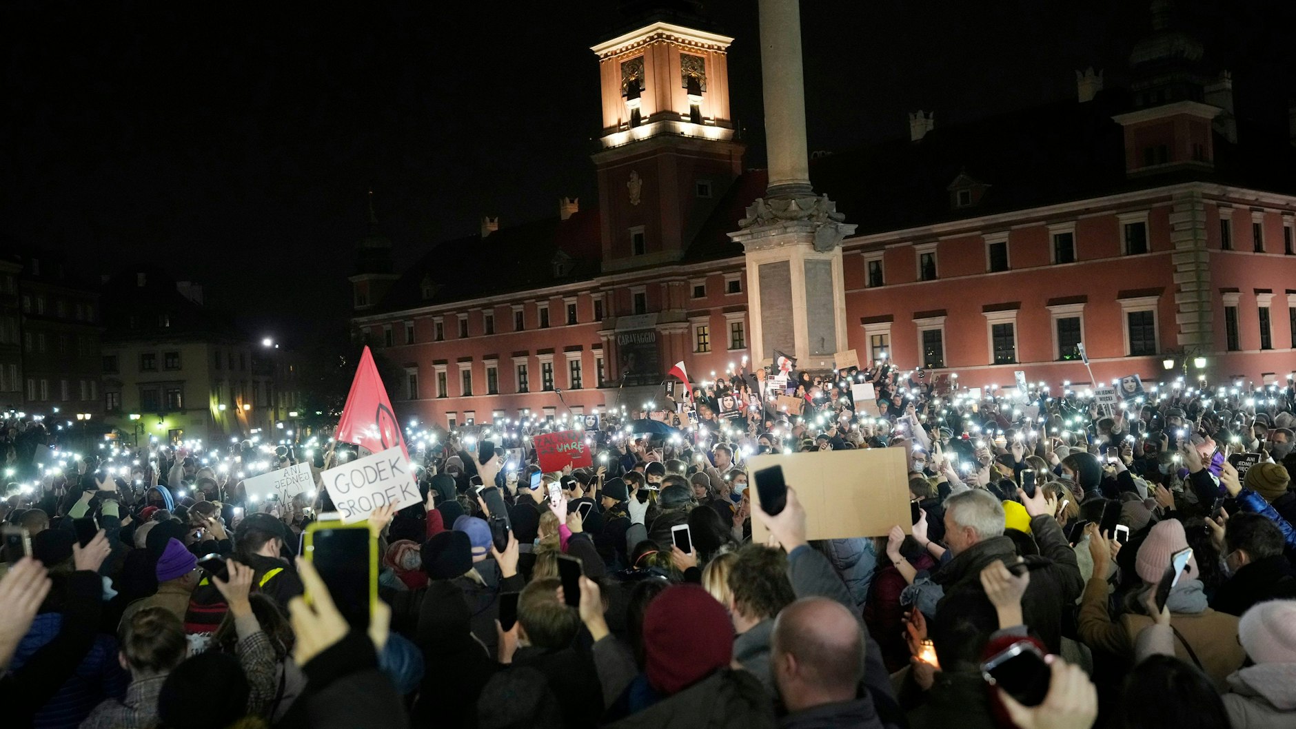 Am 6. November ist es, wie hier in Warschau, zu Protesten gegen das Abtreibungsgesetz in Polen gekommen.