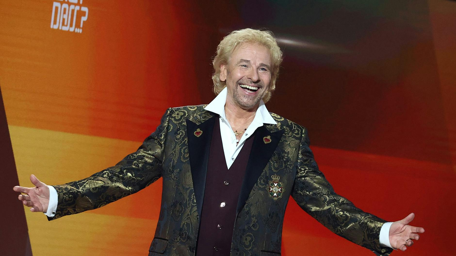 Er ist wieder da! Thomas Gottschalk.