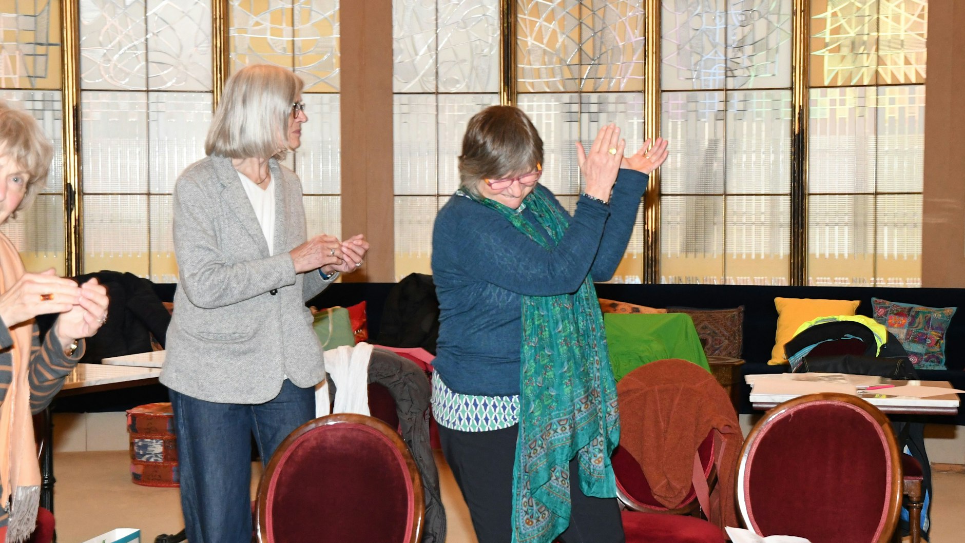 Der der Probe der „Herzschrittmacher“ geht es rhythmisch zu.