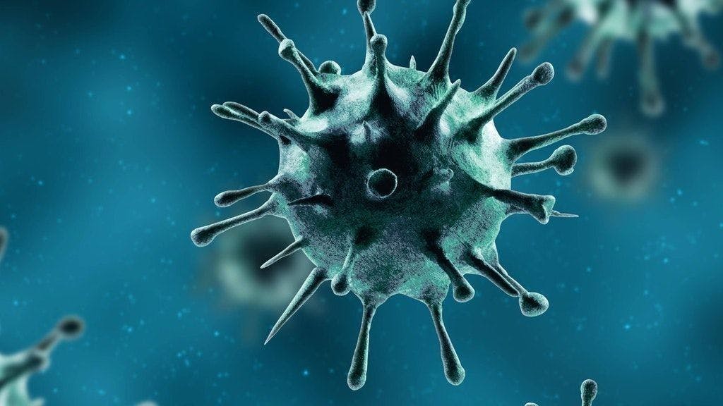 Das Coronavirus in einer Illustration