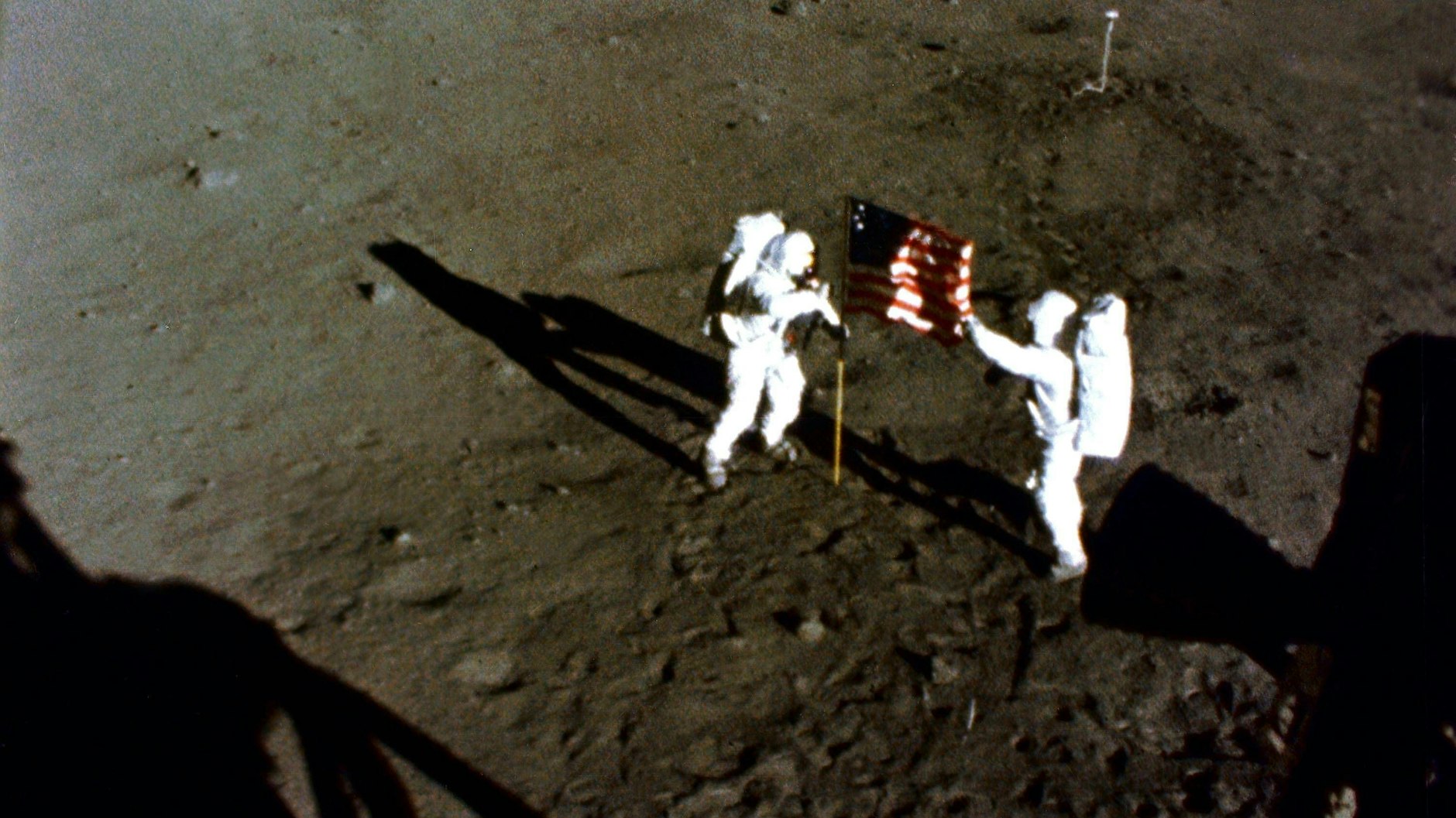 Die erste bemannte Mondlandung fand 1969 statt (Archivbild).