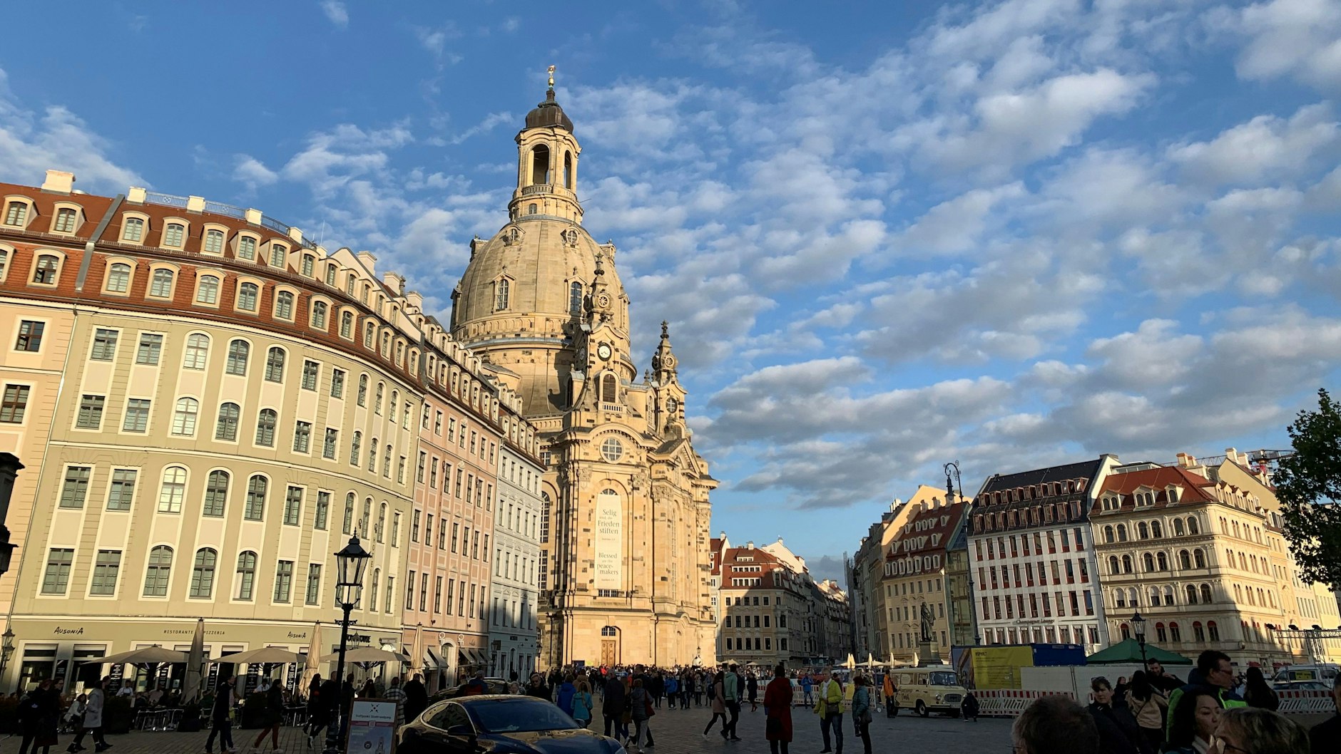 Ein wichtiges Ziel der Touristen in Dresden: die Frauenkirche.