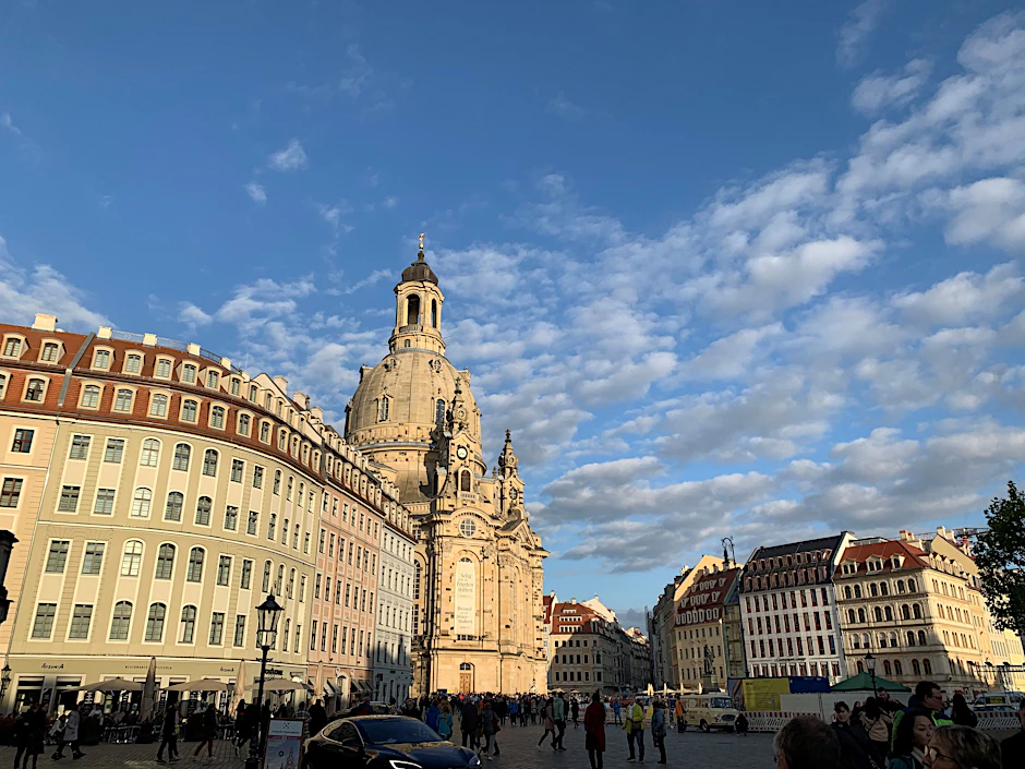 Ein wichtiges Ziel der Touristen in Dresden: die Frauenkirche.