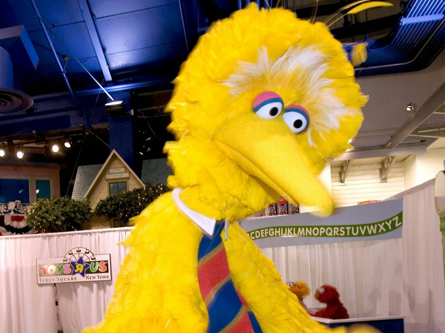 Big Bird alias Bibo: Mit der Impfung verlor er seine Unschuld.
