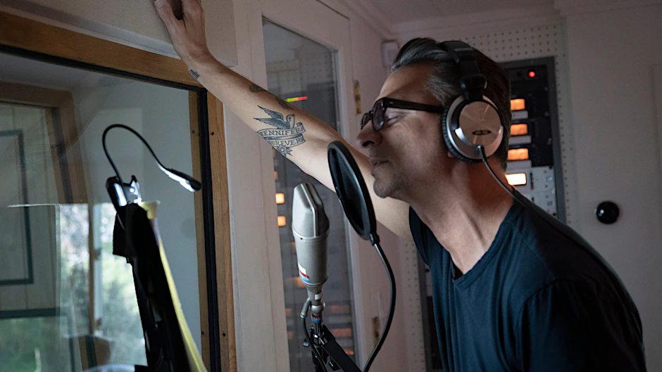 Dave Gahan im Studio