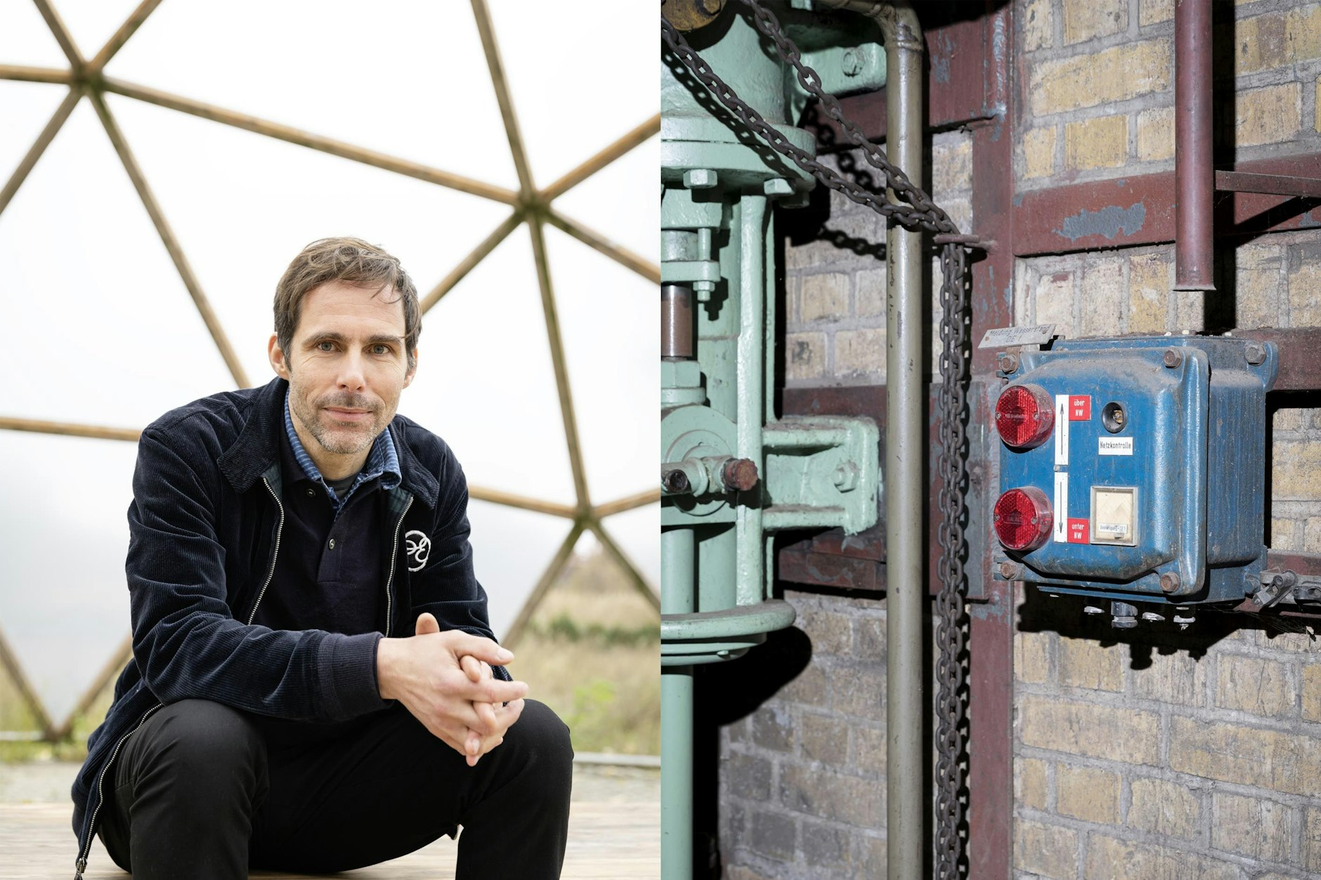 Pablo Wendel kaufte das E-Werk in Luckenwalde und machte es gemeinsam mit Helen Turner zur stromproduzierenden Kunsthalle.