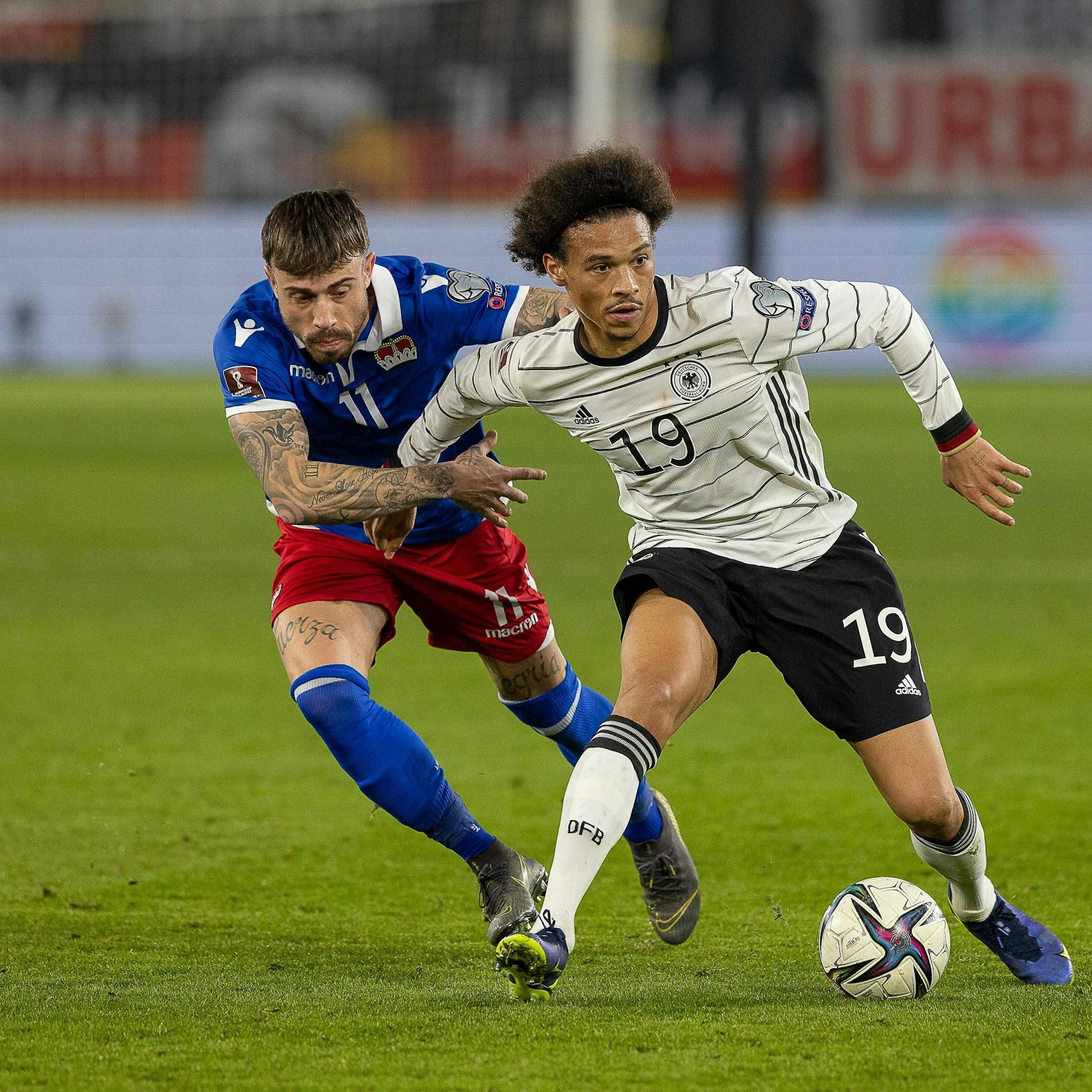 Leroy Sané zeigte gegen Liechtenstein eine starke Vorstellung.