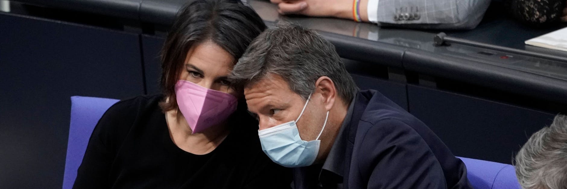 Unzufrieden mit den Klimazusagen: Das Grünen-Führungsduo Annalena Baerbock und Robert Habeck.