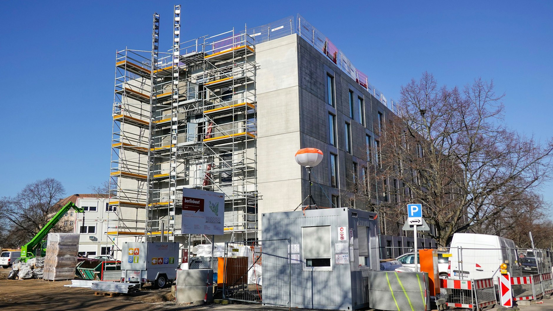 Auch an der Brabanter Straße in Berlin-Wilmersdorf entstand in diesem Jahr eine neue Flüchtlingsunterkunft.