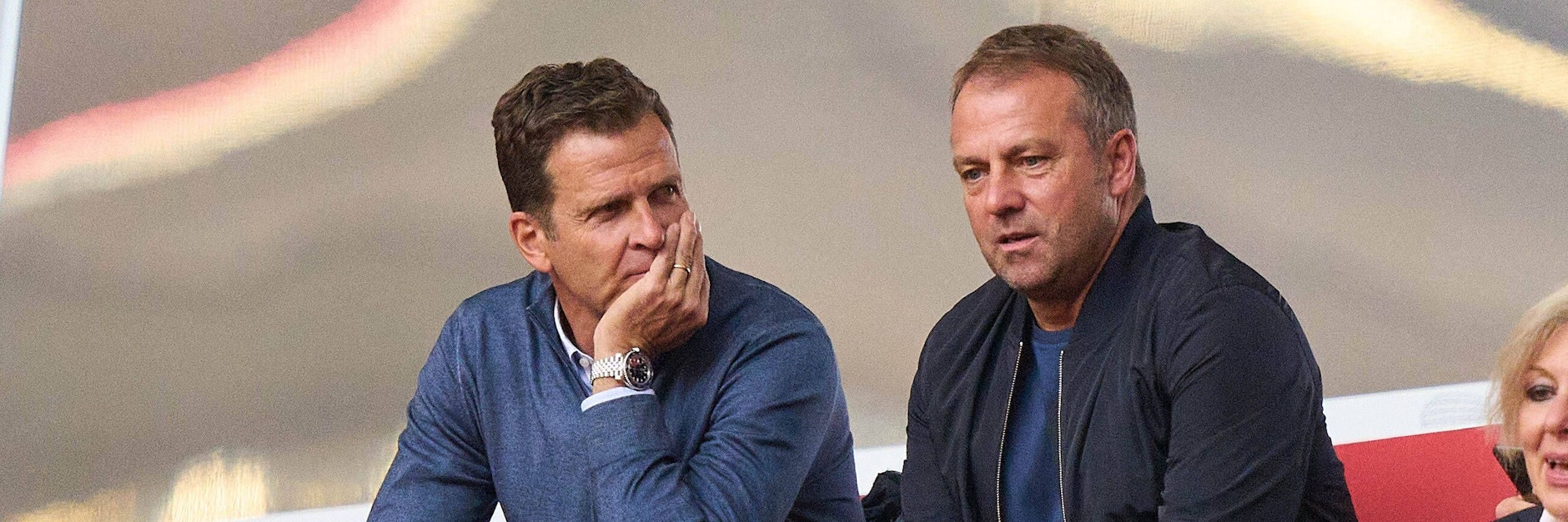 Haben noch jede Menge Aufgaben bis Weihnachten abzuarbeiten: DFB-Manager Oliver Bierhoff (l.) und Bundestrainer Hansi Flick.