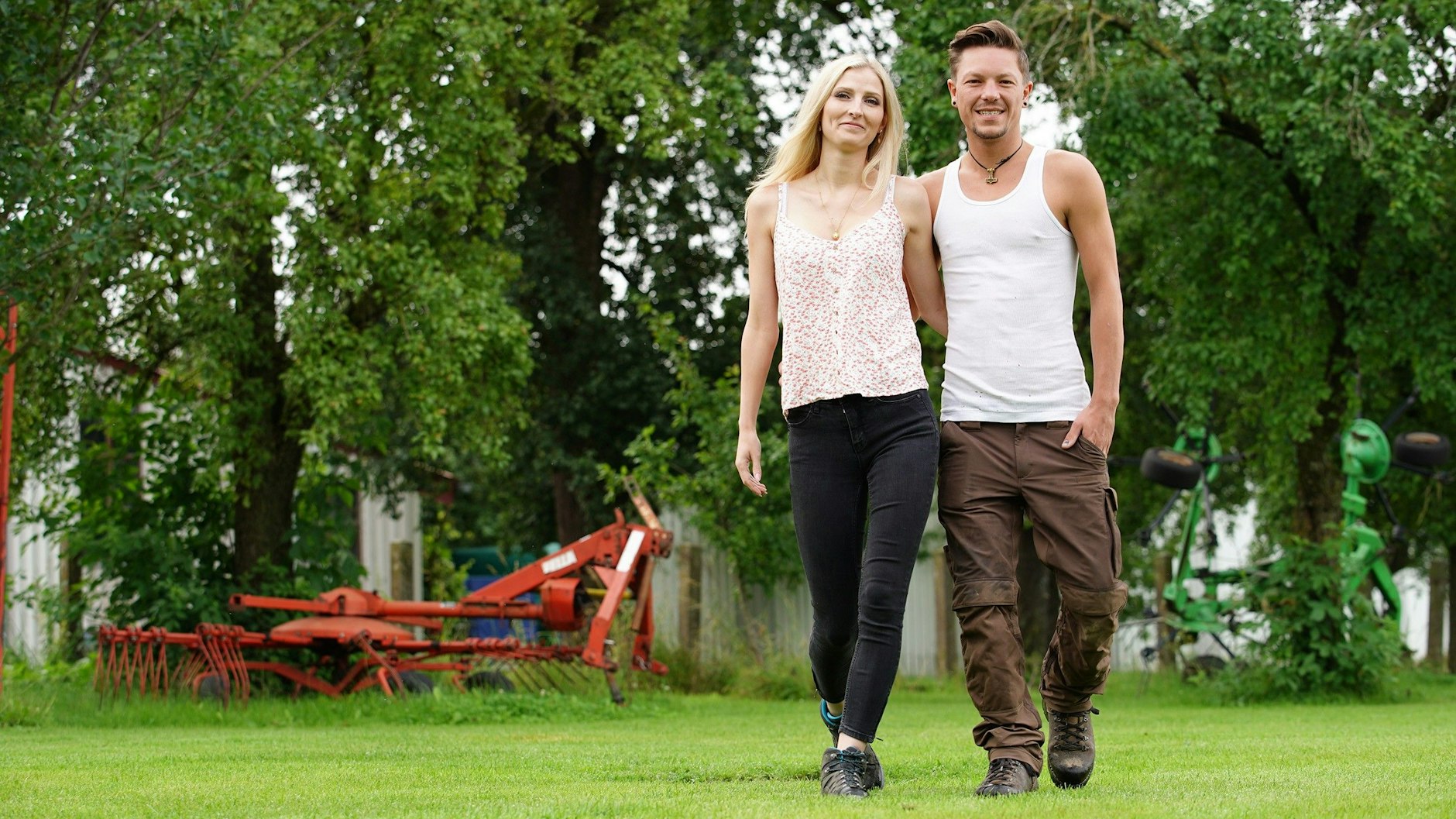 Sind das Traumpaar der aktuellen Staffel „Bauer sucht Frau“: Peter und Kerstin.