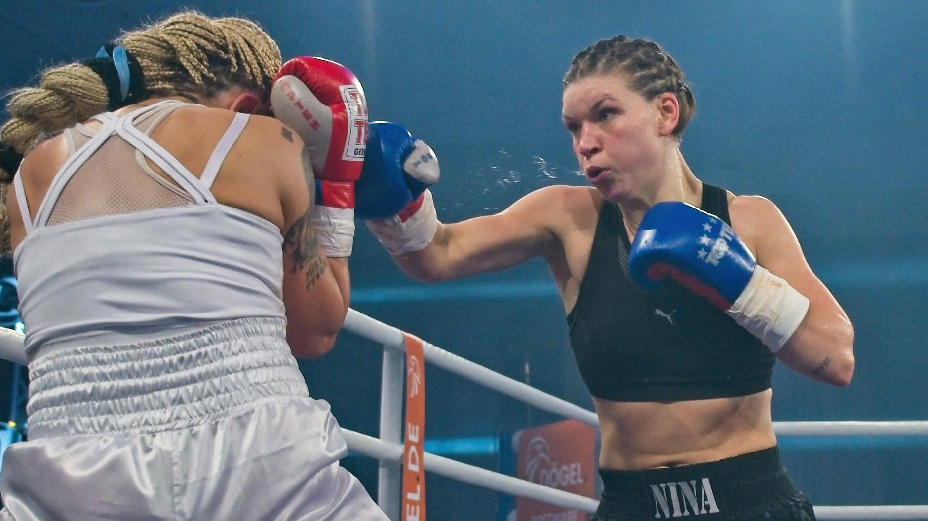 Nina Meinke wünscht Hertha BSC im Derby die Angriffslust, die sie im Boxring hat.