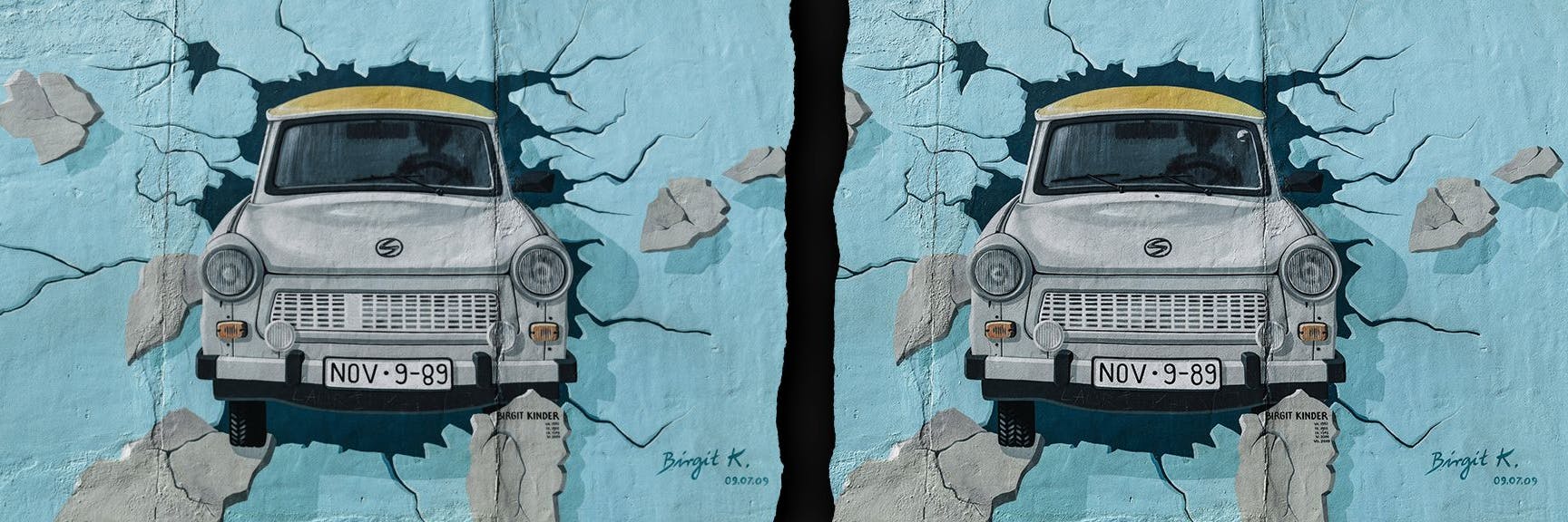 Schweres Suchbild: In der Kopie des Bildes von Birgit Kinder haben wir zehn Fehler versteckt. Können Sie sie Unterschiede finden?