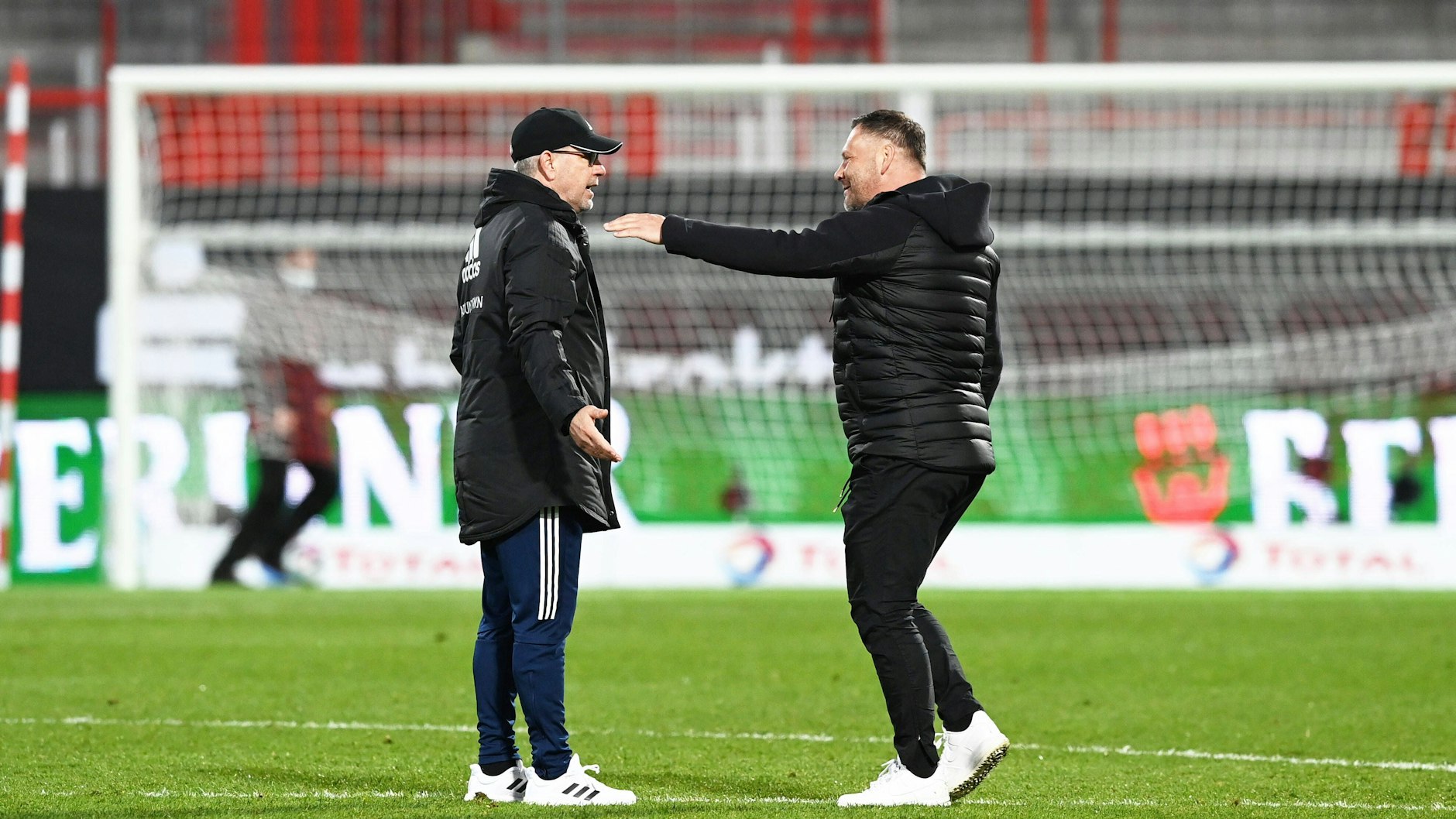 Kennen sich nicht besonders gut, schätzen sich aber dennoch sehr: Union-Trainer Urs Fischer und Hertha-Coach Pal Dardai (r.).&nbsp;