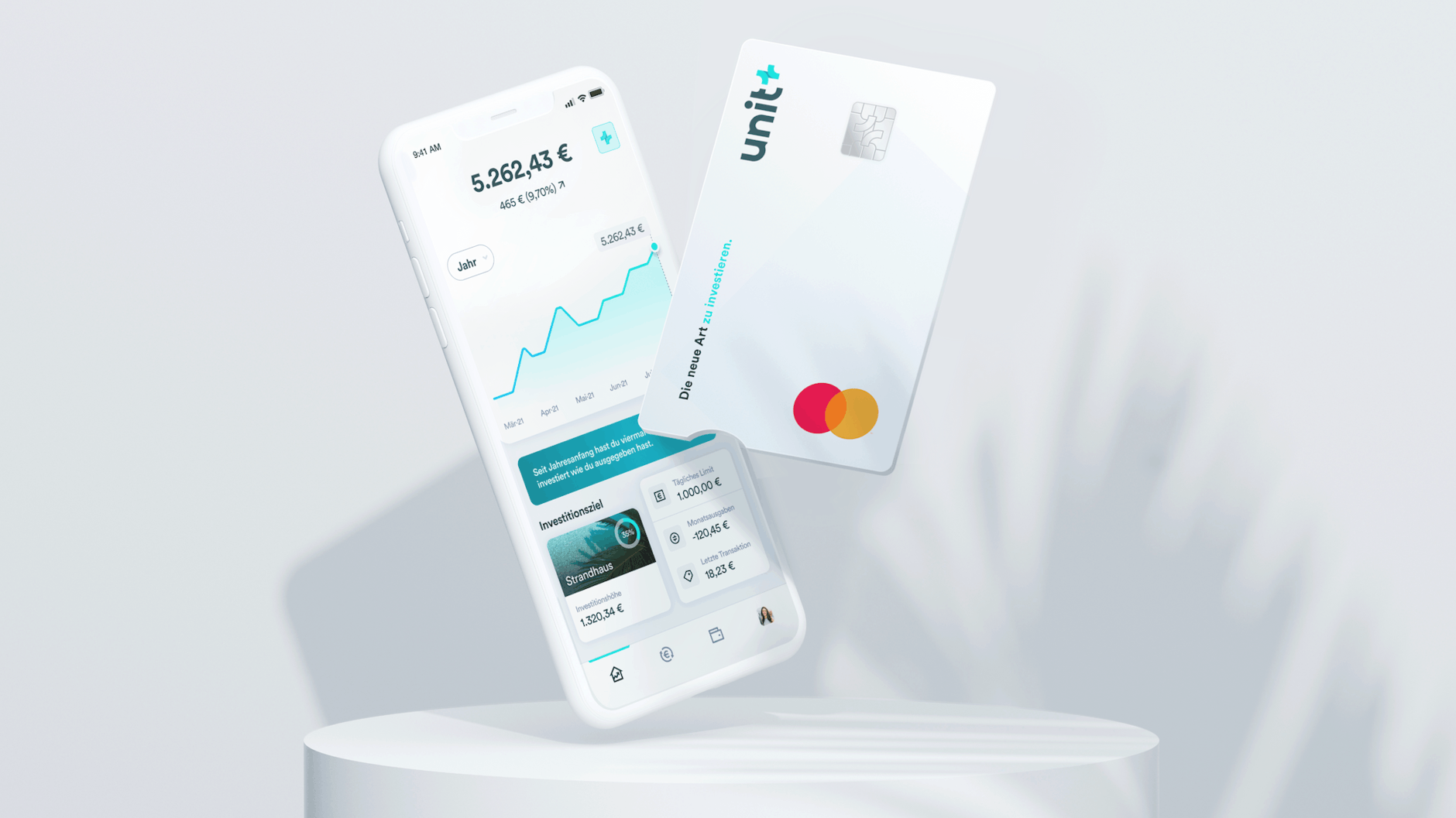 Die Unitplus-Kreditkarte soll das Bezahlen mit ETF-Anteilen ermöglichen.