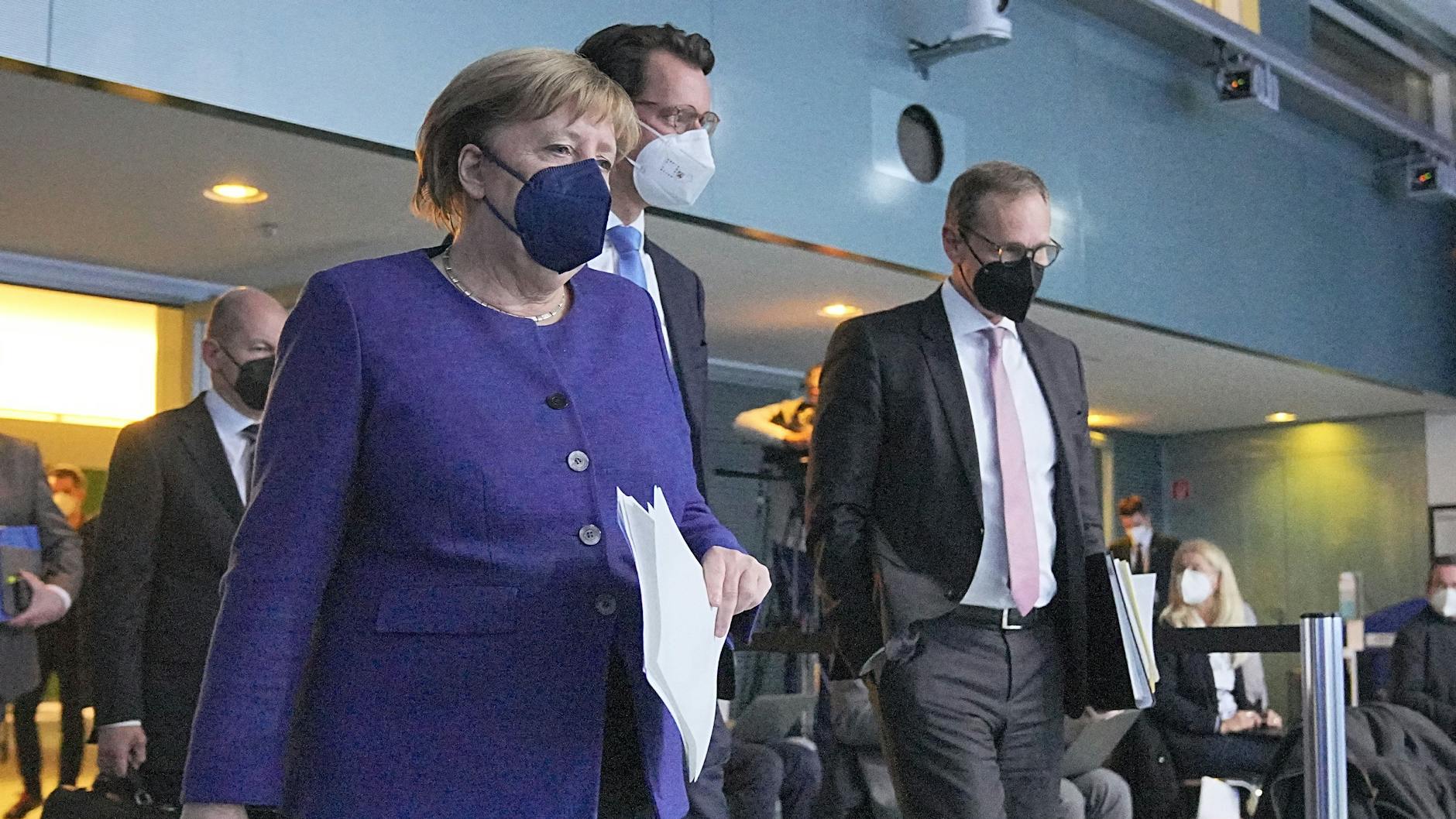 Angela Merkel hat die Beschlüsse der MPK in einer Pressekonferenz vorgestellt.